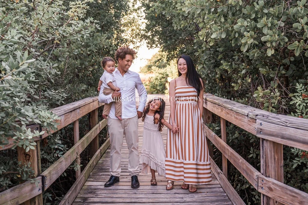 Seven things you can do after your family session | Beach family portrait