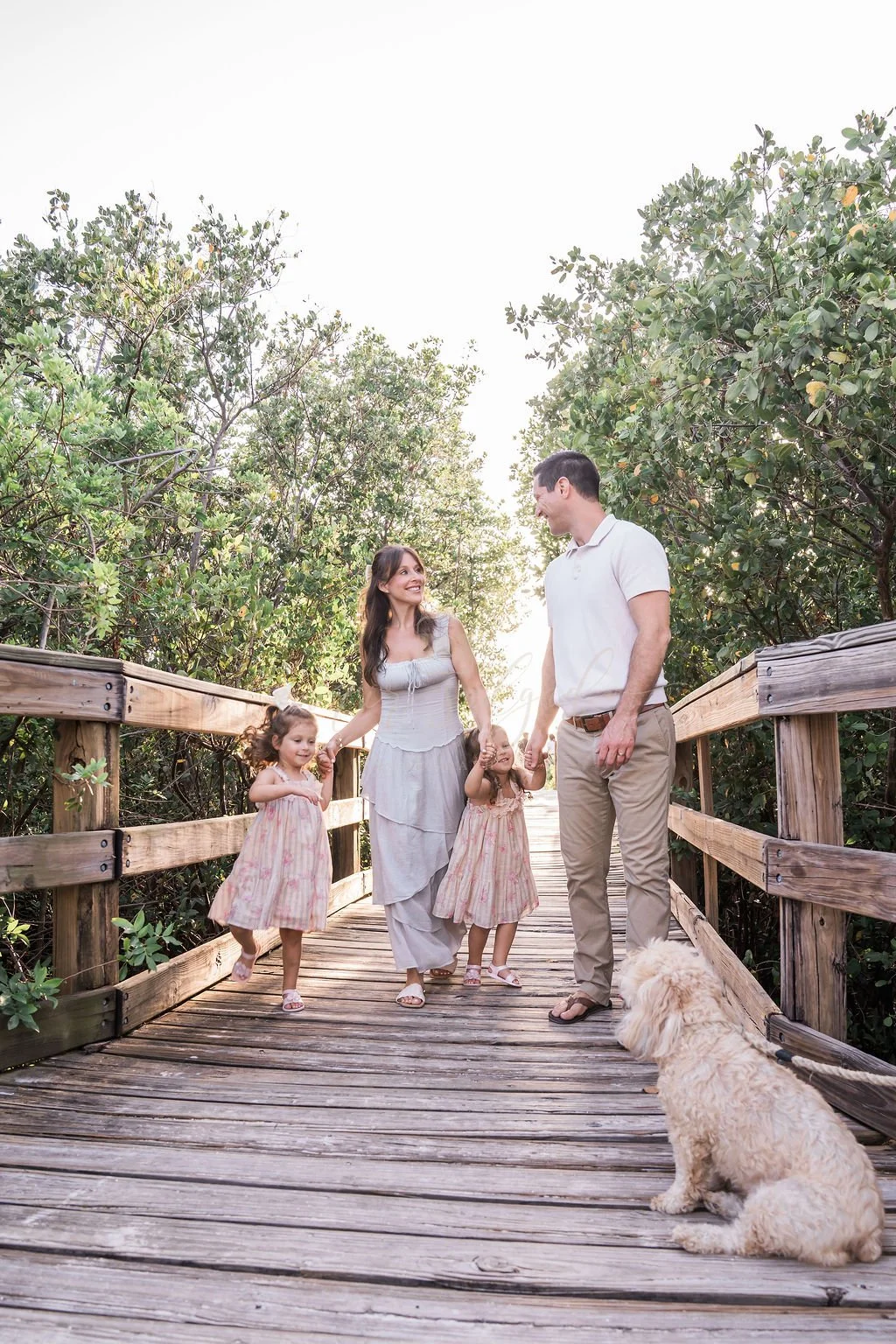 Family photo session Cypress Point Park