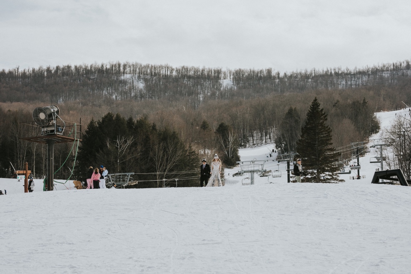 Windham Mountain, Windham Mountain Wedding, Hudson Valley Wedding Photographer, Rue De Seine, Ski Elopement