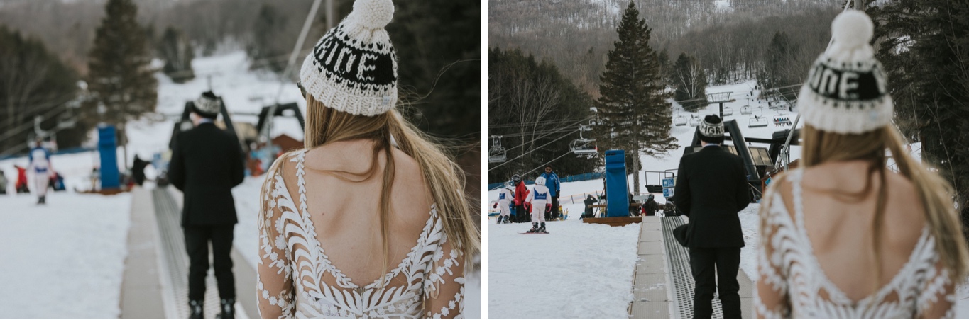Windham Mountain, Windham Mountain Wedding, Hudson Valley Wedding Photographer, Rue De Seine, Ski Elopement