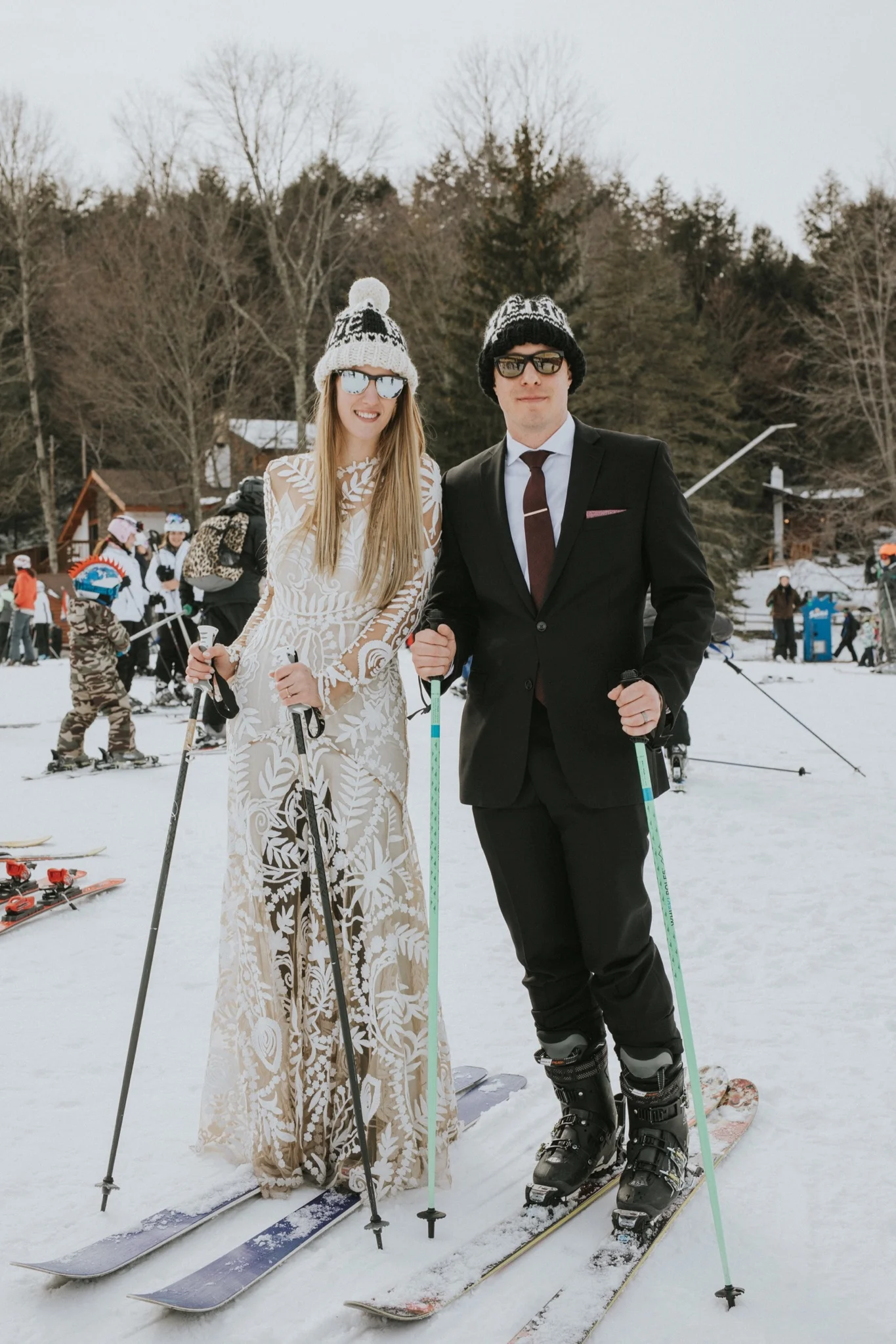 Windham Mountain, Windham Mountain Wedding, Hudson Valley Wedding Photographer, Rue De Seine, Ski Elopement