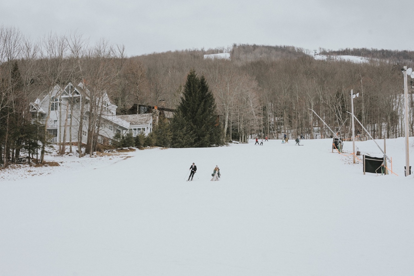Windham Mountain, Windham Mountain Wedding, Hudson Valley Wedding Photographer, Rue De Seine, Ski Elopement
