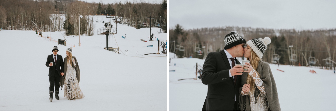 Windham Mountain, Windham Mountain Wedding, Hudson Valley Wedding Photographer, Rue De Seine, Ski Elopement
