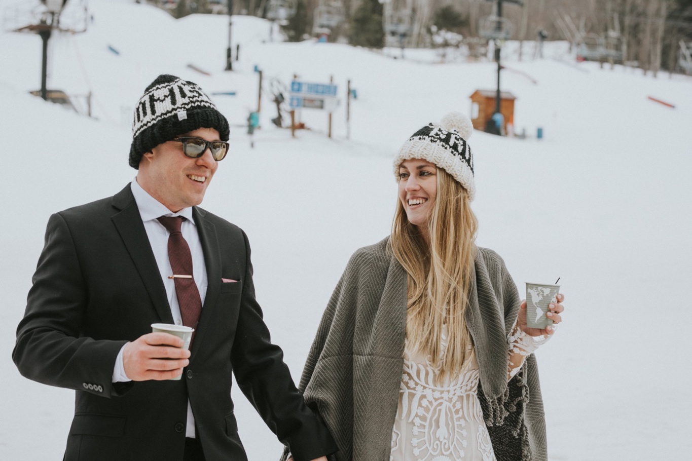 Windham Mountain, Windham Mountain Wedding, Hudson Valley Wedding Photographer, Rue De Seine, Ski Elopement