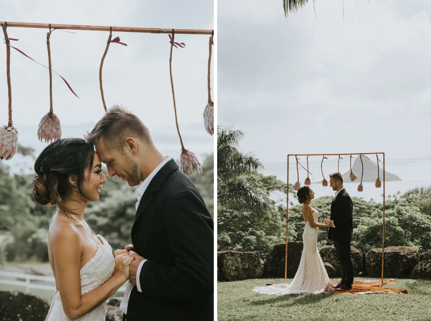 kualoa ranch, wedding at kualoa ranch, kualoa ranch wedding photographer, oahu wedding photographer, elopement at kualoa ranch, jurassic park wedding, destination wedding photographer, oahu elopement