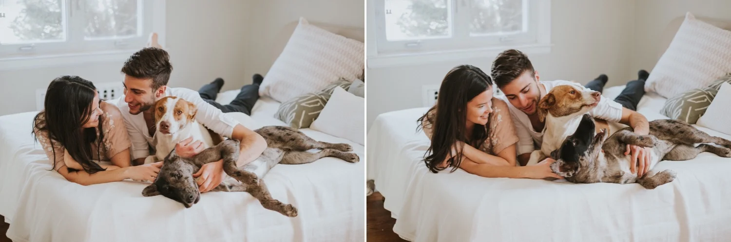 Hudson Valley Wedding Photographer, In Home Engagement Session, Albany Engagement Session, Hudson Valley Engagement Session, Upstate NY Engagement Session, Engagement Session with dogs