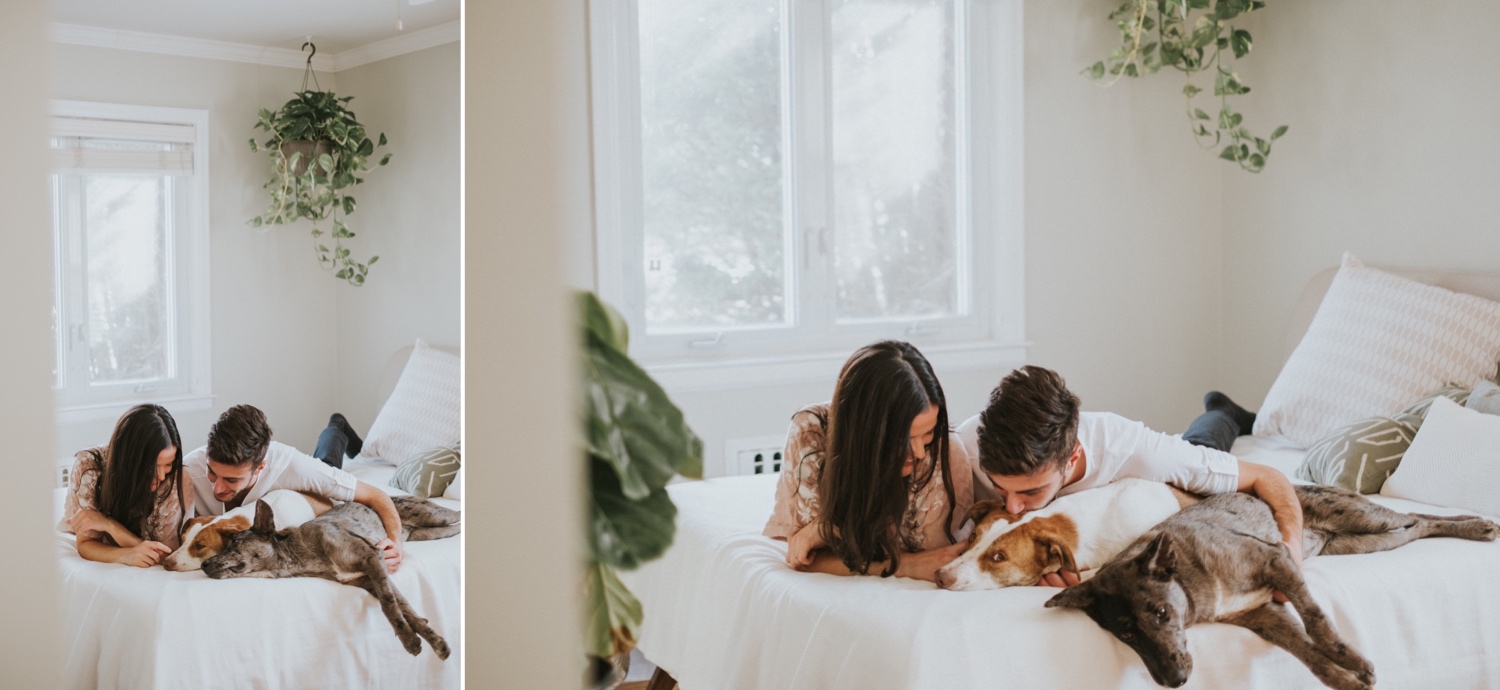 Hudson Valley Wedding Photographer, In Home Engagement Session, Albany Engagement Session, Hudson Valley Engagement Session, Upstate NY Engagement Session, Engagement Session with dogs