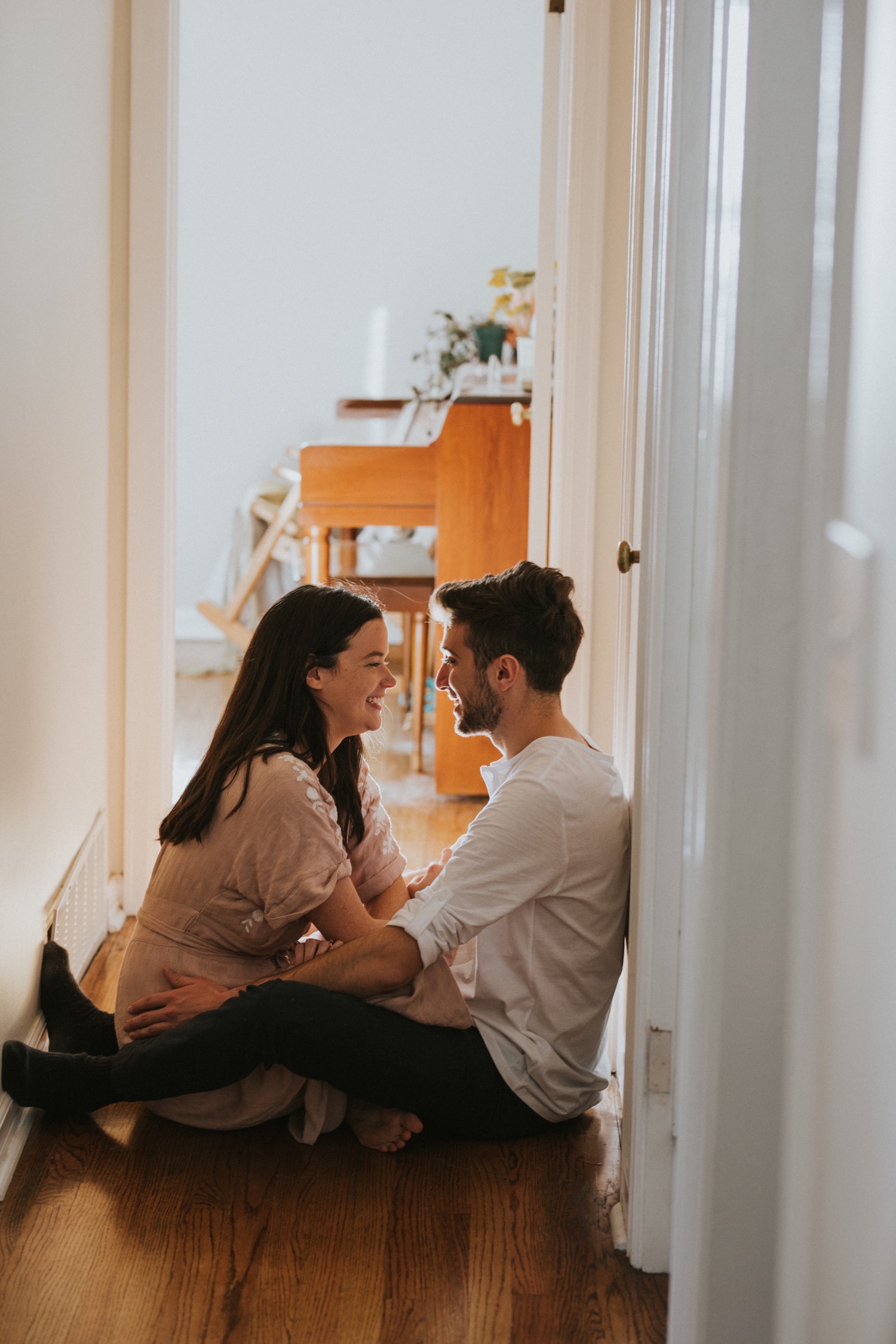 Hudson Valley Wedding Photographer, In Home Engagement Session, Albany Engagement Session, Hudson Valley Engagement Session, Upstate NY Engagement Session, Engagement Session with dogs