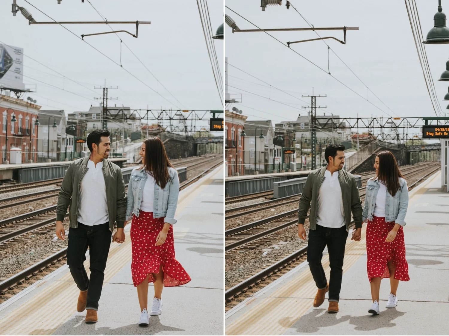 Hudson Valley Wedding Photographer, Hudson Valley Engagement Photographer, Port Chester Engagement Session, Capitol Theater, Lyons Park Engagement Session