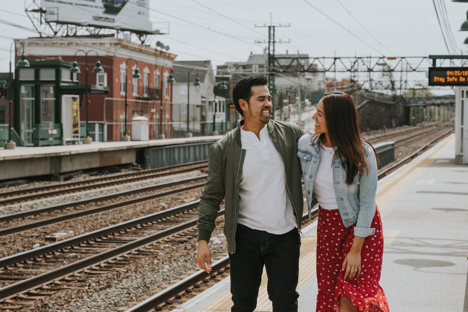 Hudson Valley Wedding Photographer, Hudson Valley Engagement Photographer, Port Chester Engagement Session, Capitol Theater, Lyons Park Engagement Session