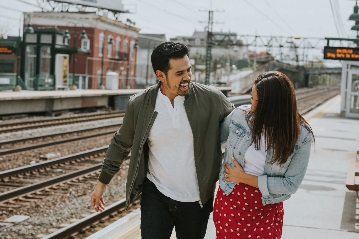Hudson Valley Wedding Photographer, Hudson Valley Engagement Photographer, Port Chester Engagement Session, Capitol Theater, Lyons Park Engagement Session