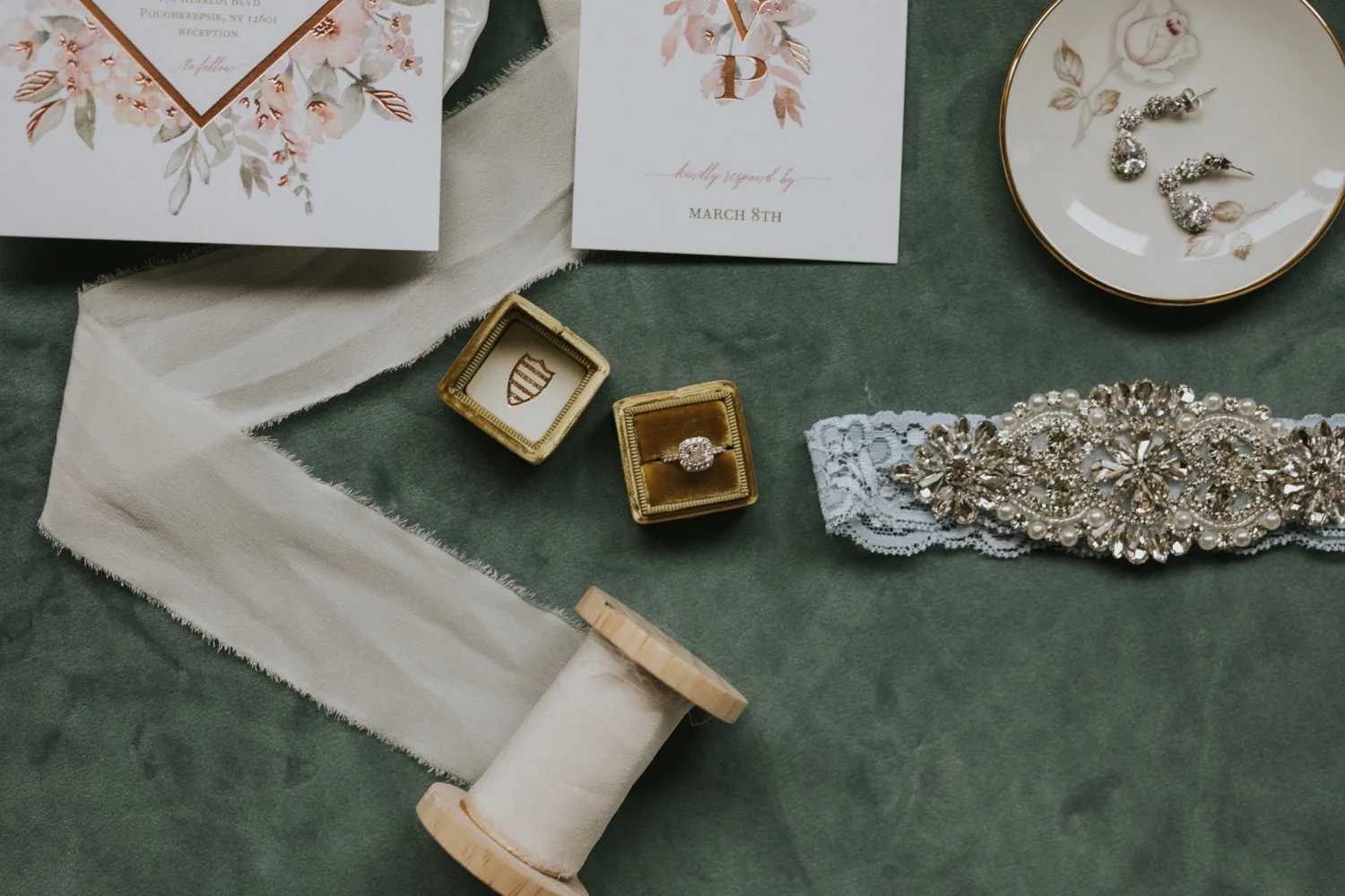 Hudson Valley Wedding Photographer, New York Wedding Photographer, The Grandview Poughkeepsie, Wedding Flat Lay, The Grandview Wedding Photographer, New York Wedding