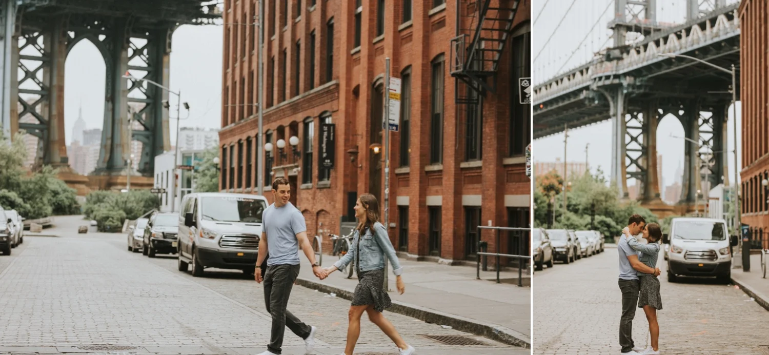 Hudson Valley Wedding Photographer, NYC Engagement Session, Brooklyn Bridge Engagement Session, Brooklyn Engagement Session, Brooklyn Bridge