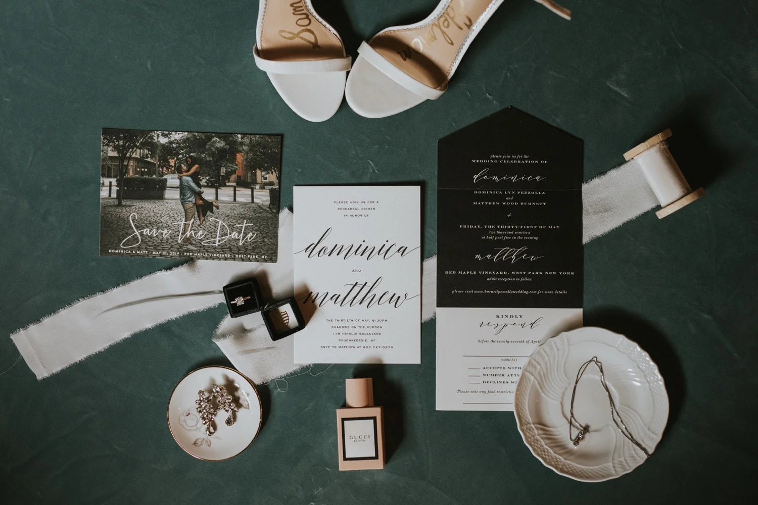 red maple vineyard, red maple vineyard wedding, hudson valley wedding, hudson valley wedding photographer, new york vineyard wedding, wedding flat lay