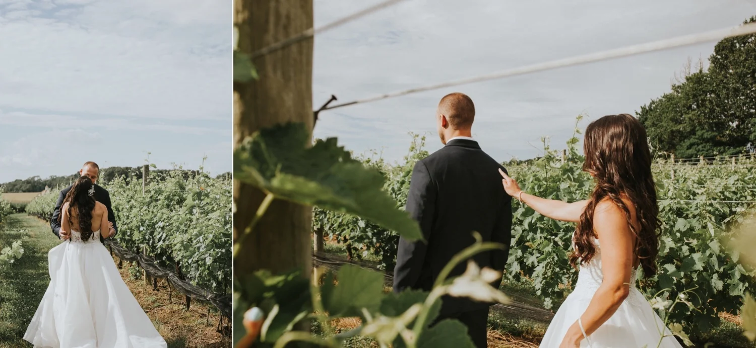 Hudson Valley Wedding Photographer, Hamptons Wedding Photographer, The Vineyards at Aquebogue, Long Island Wedding Photographer, New York Wedding Photographer, Wedding Invitations, First Look