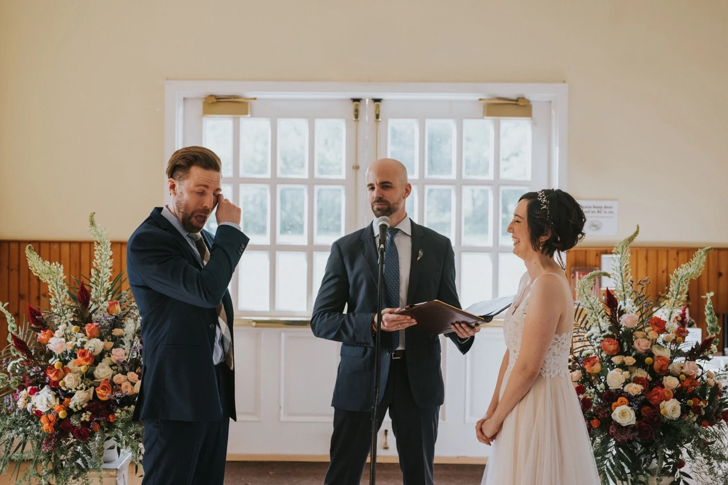 First Look, Queens County Farm Museum, Hudson Valley Wedding Photographer, NYC Wedding Photographer, Queens Wedding Photographer, Queens County Farm Wedding