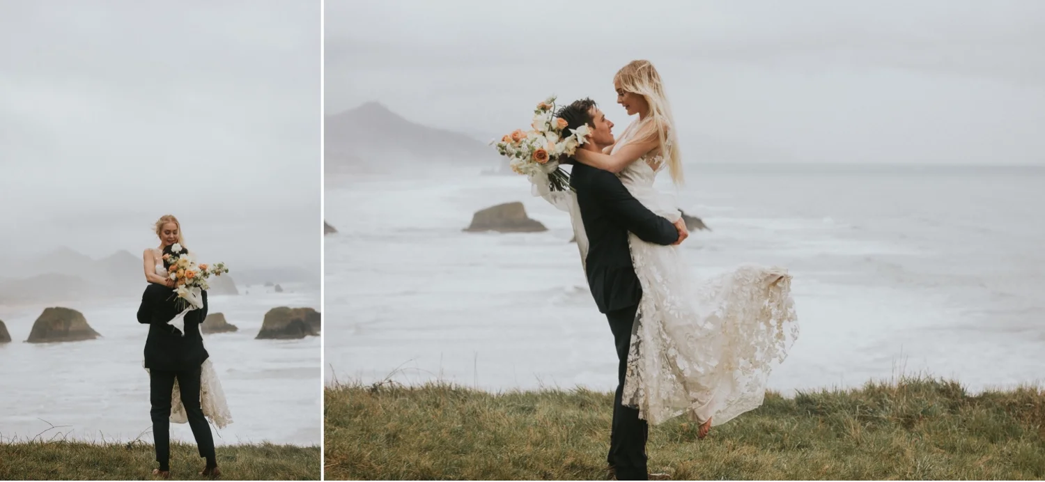 Portland Wedding Photographer, Ecola State Park, Oregon Wedding Photographer, Hudson Valley Wedding Photographer, Ecola State Park Elopement
