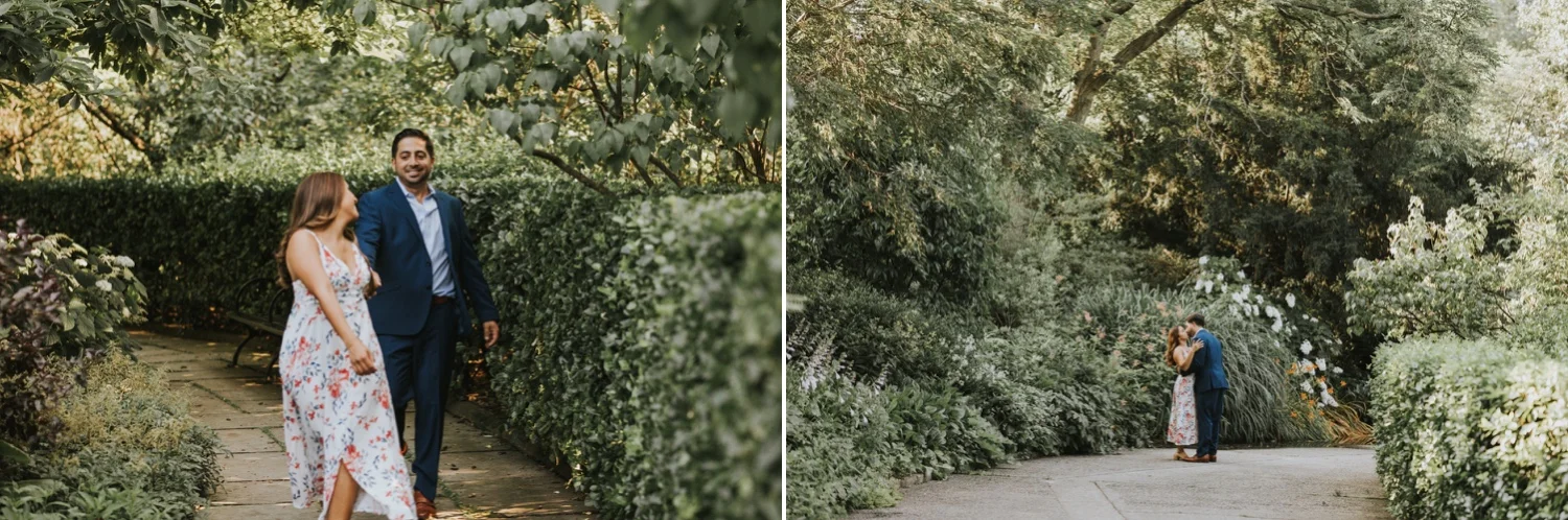 Central Park Conservatory Garden, Central Park Engagement Session, Hudson Valley Wedding Photographer, NYC Engagement Session