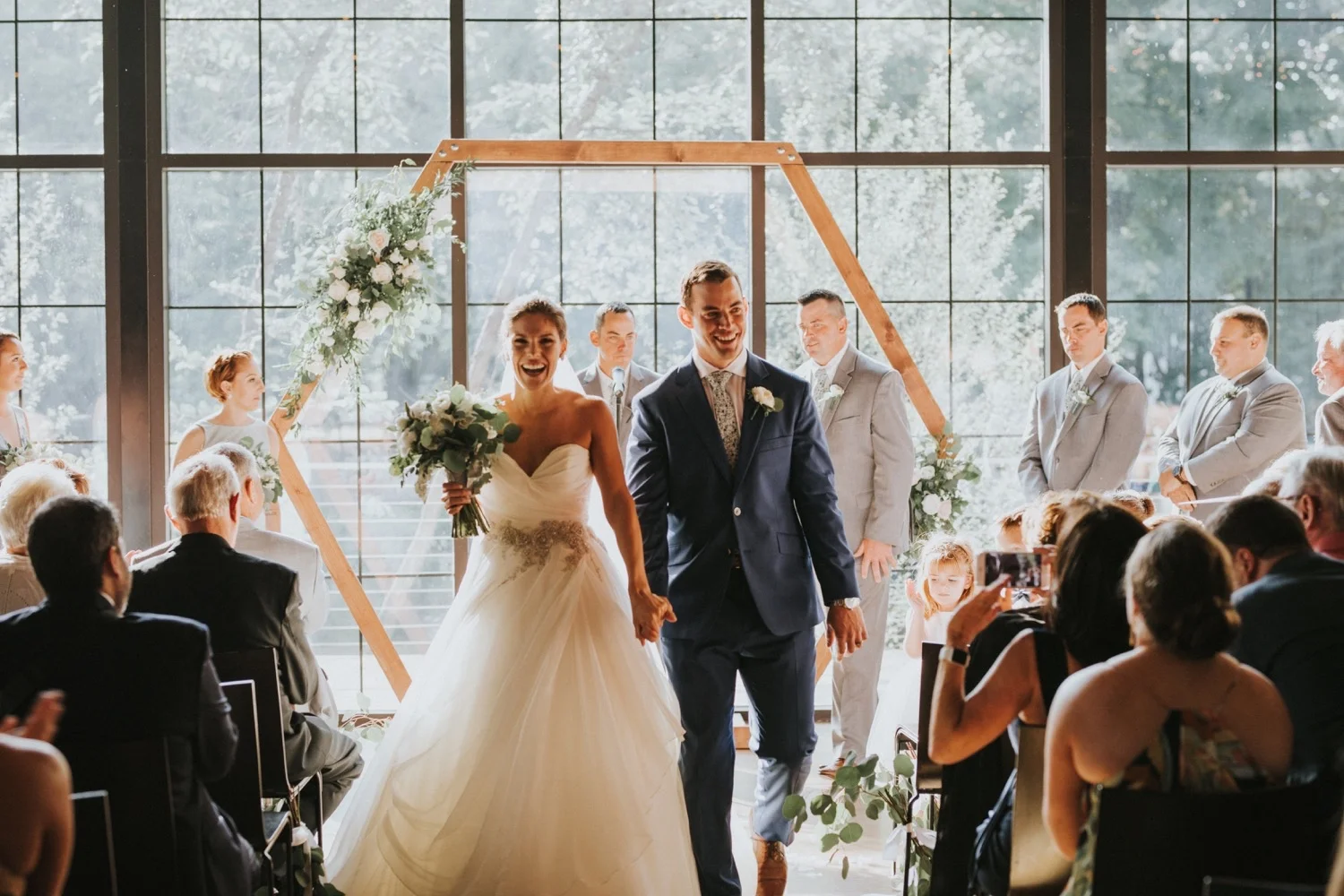 Hudson Valley Wedding Photographer, The Roundhouse Beacon, The Roundhouse Wedding, Wedding Details, Lazaro Bridal, Robert Bullock Bridal, New York Wedding, Indoor Ceremony
