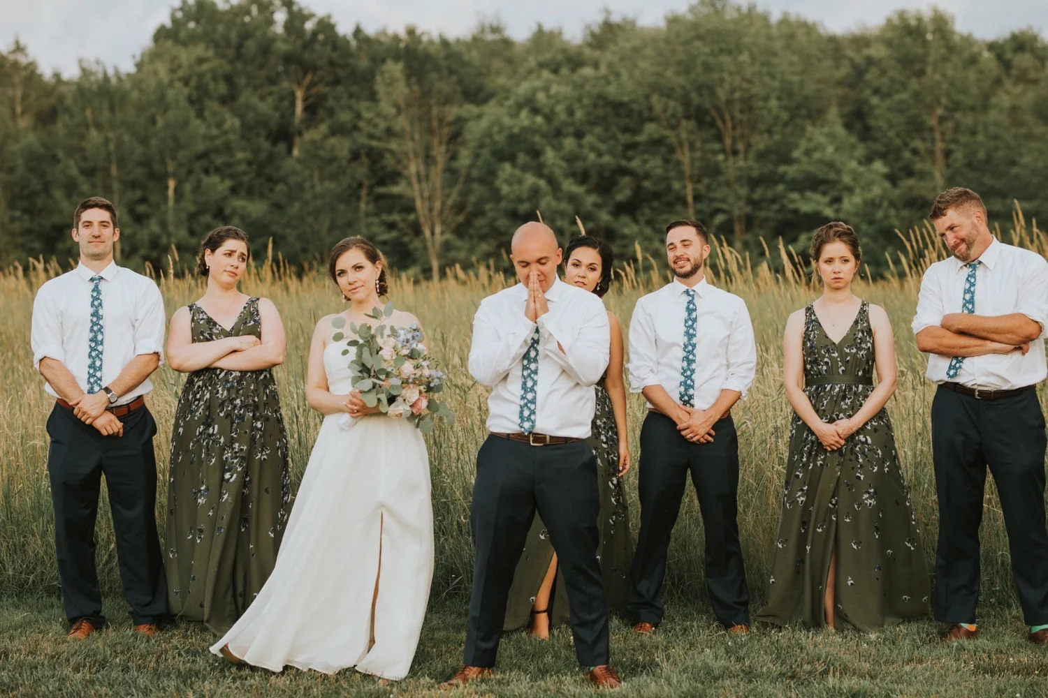 Wedding Invitations, Fiddle Lakes Farm, Fiddle Lakes Wedding, Hudson Valley Wedding Photographer, New York Wedding Photographer, Bridal PArty, Sunset Photos