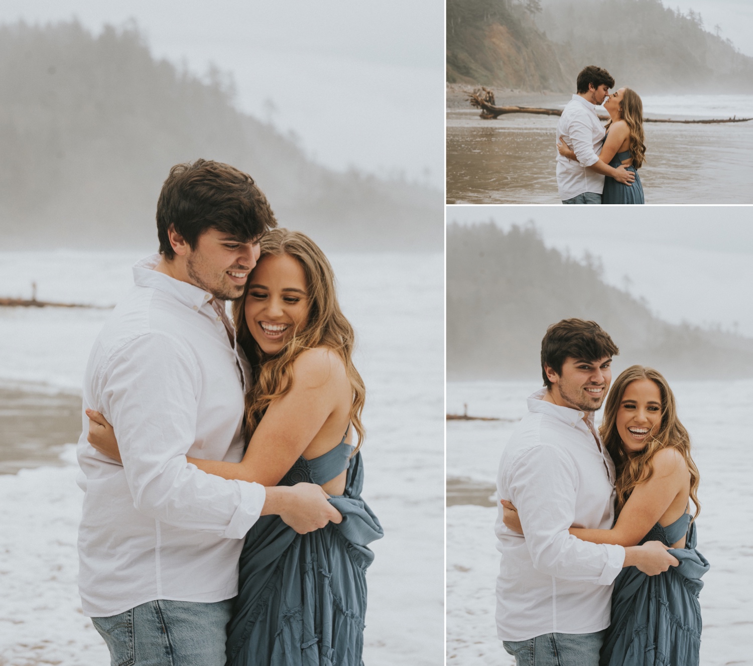 Ecola State Park, Oregon Engagement Session, Oregon Couples session, Oregon wedding photographer, ecola state park