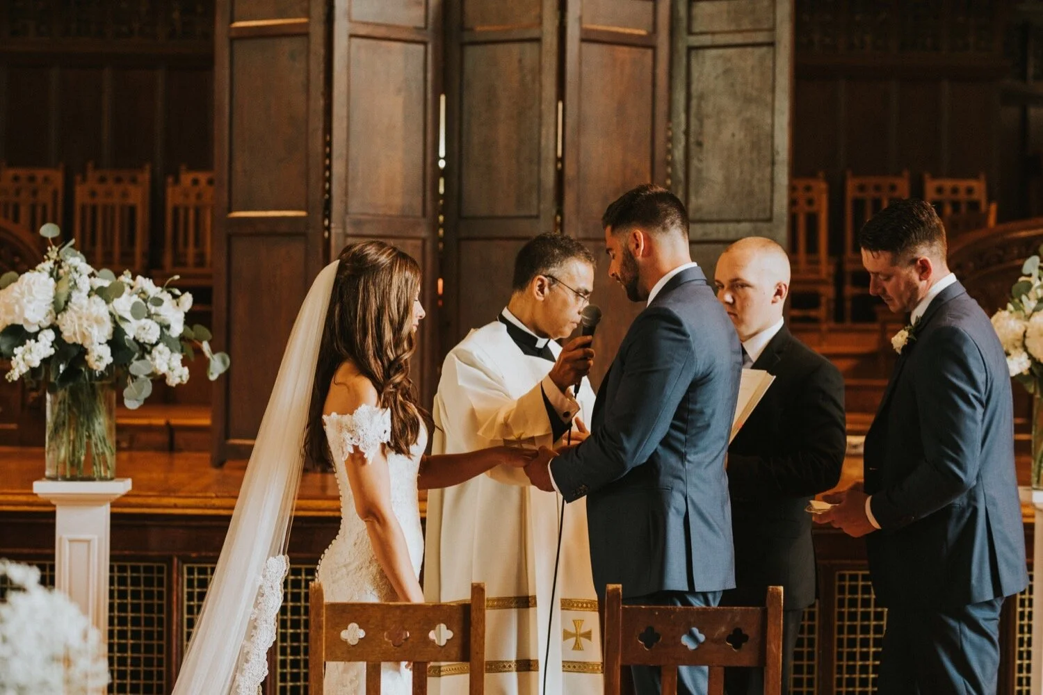 Hudson Valley Wedding Photographer, Brotherhood Winery, Brotherhood Winery Wedding, Justin Alexander Dress, Vassar College Chapel