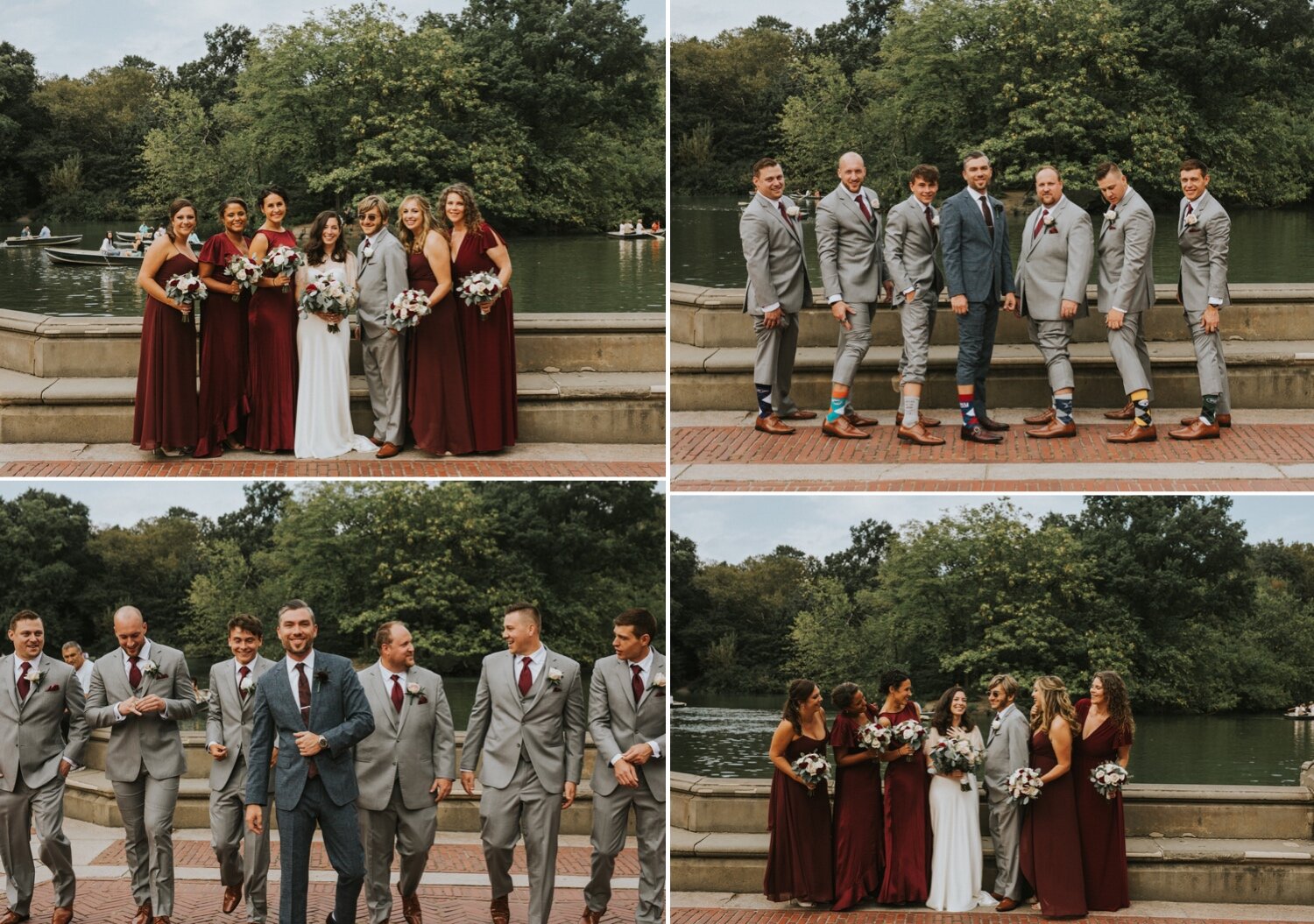 Central Park Wedding, Loeb Boathouse Wedding, Hudson Valley Wedding Photographer, New York City Wedding Photographer, Bethesda Terrace, Bow Bridge