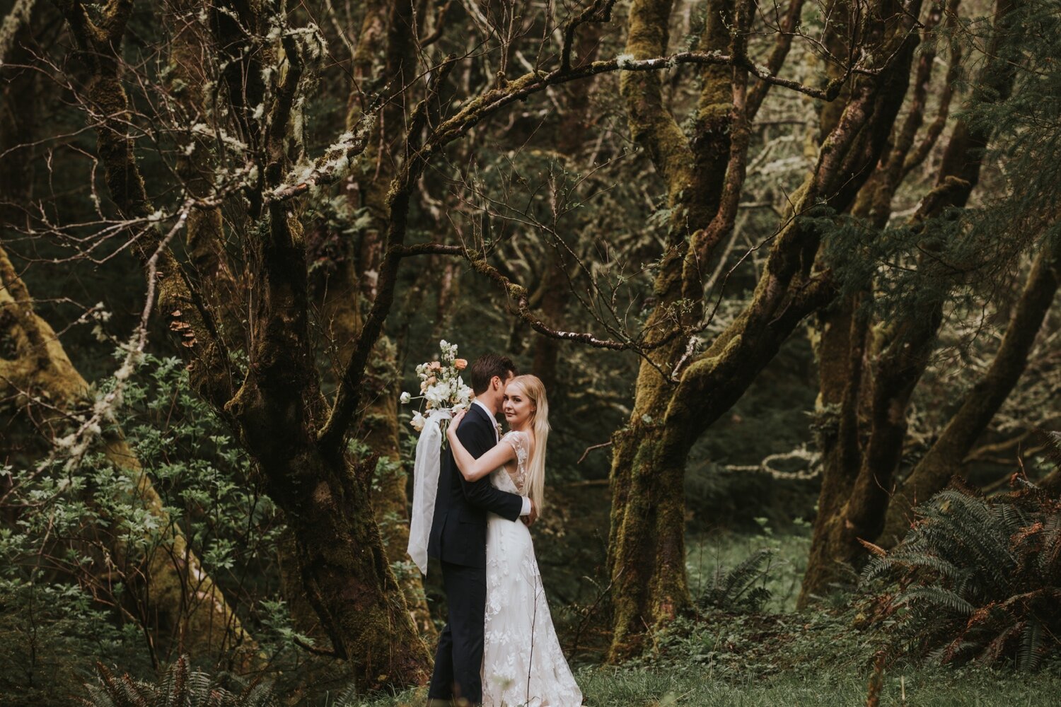 ecola state park, ecola state park wedding, cannon beach wedding, portland wedding photographer, oregon wedding photographer, ecola wedding photographer