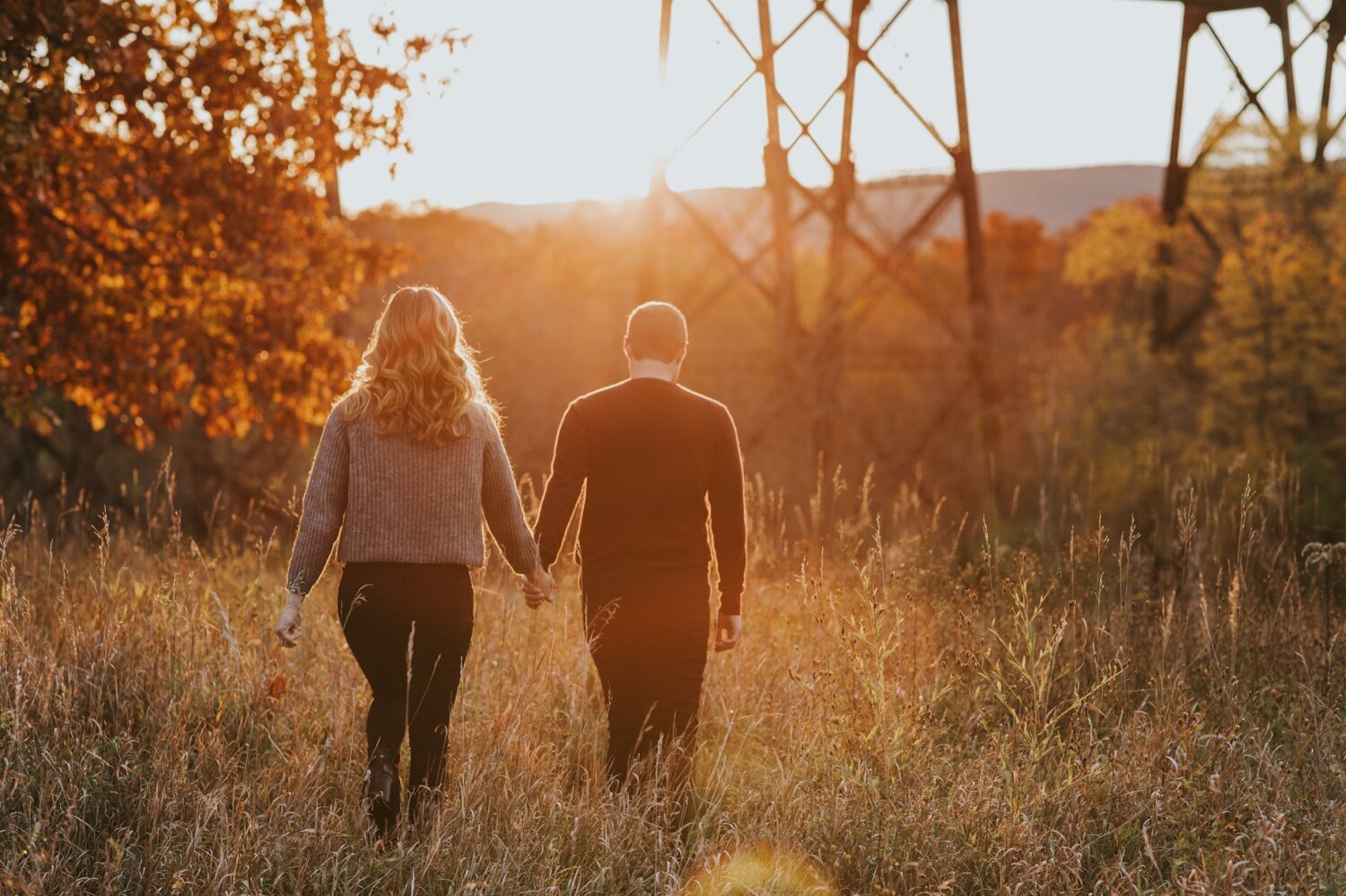 Hudson Valley Wedding Photographer, New York Wedding Photographer, Hudson Valley Engagement, Moodna Viaduct, New York Engagement