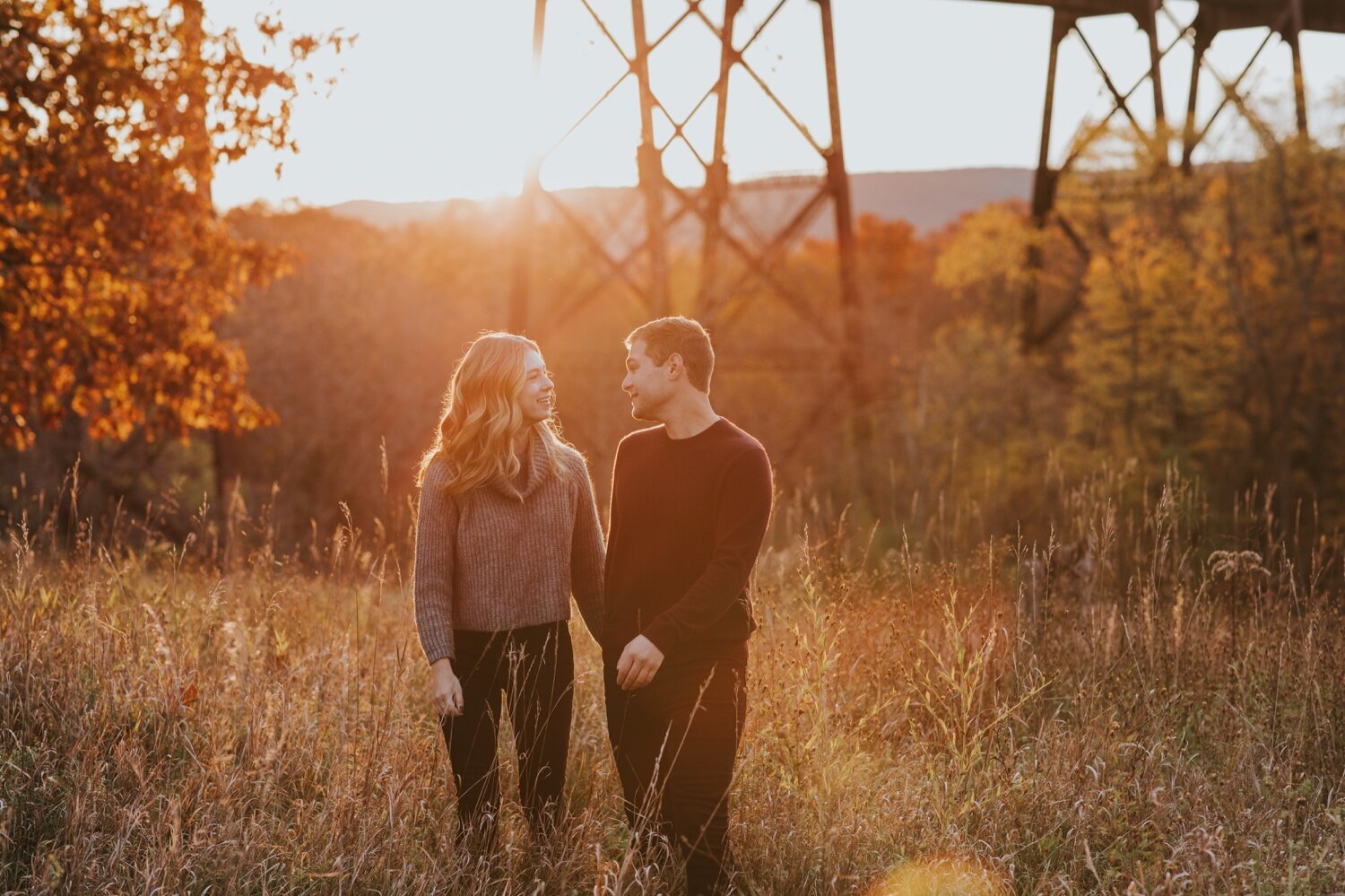 Hudson Valley Wedding Photographer, New York Wedding Photographer, Hudson Valley Engagement, Moodna Viaduct, New York Engagement