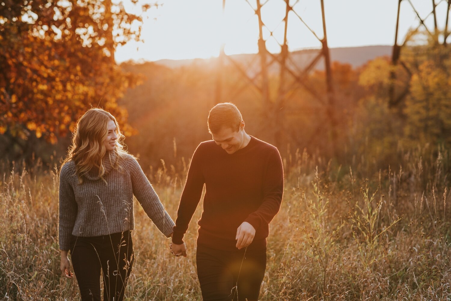 Hudson Valley Wedding Photographer, New York Wedding Photographer, Hudson Valley Engagement, Moodna Viaduct, New York Engagement