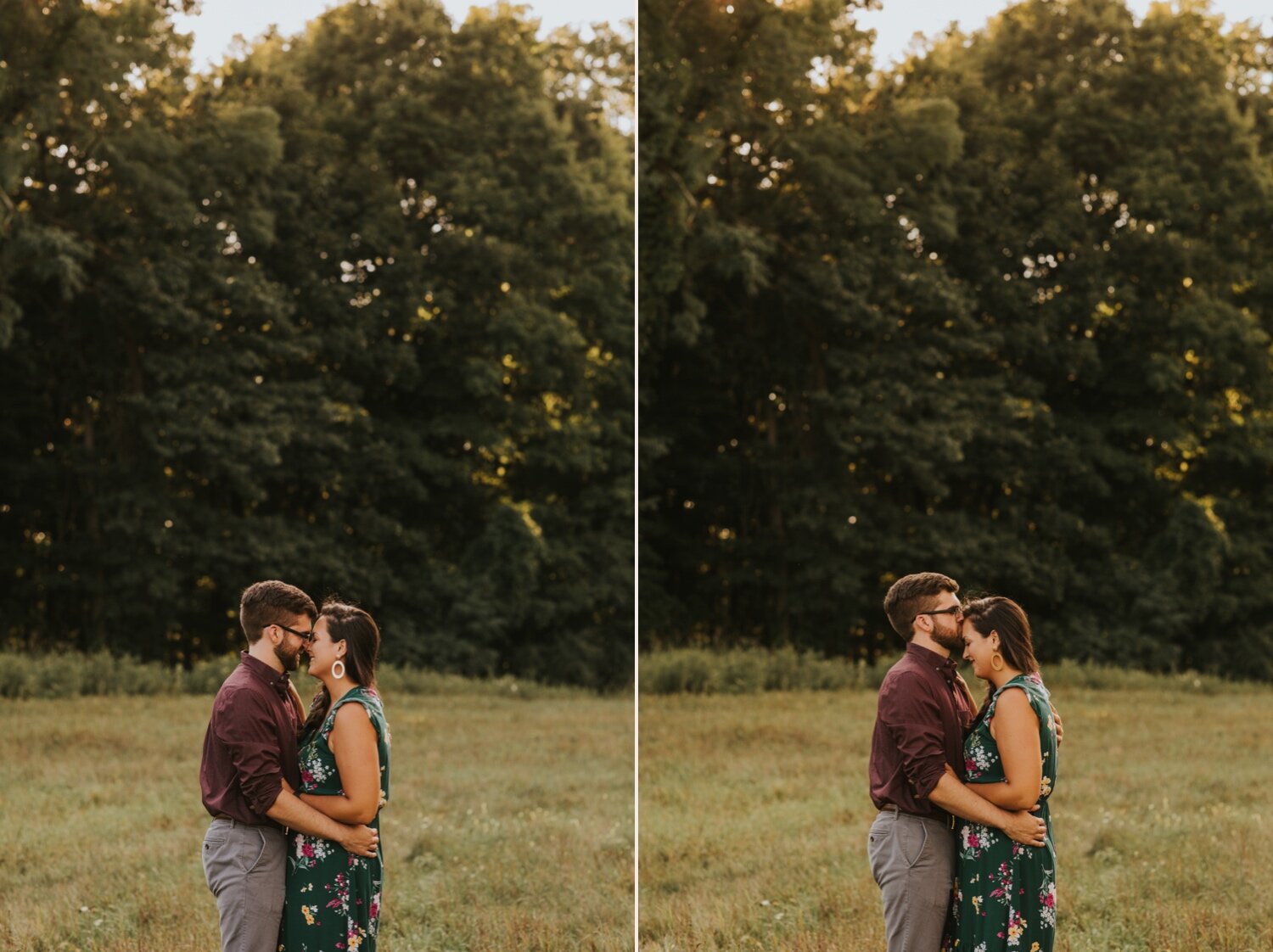 Hudson Valley Wedding Photographer, Catskill Wedding Photographer, Hudson Valley Engagement Session, Summer Engagement Photos, Engagement Photos with Dogs