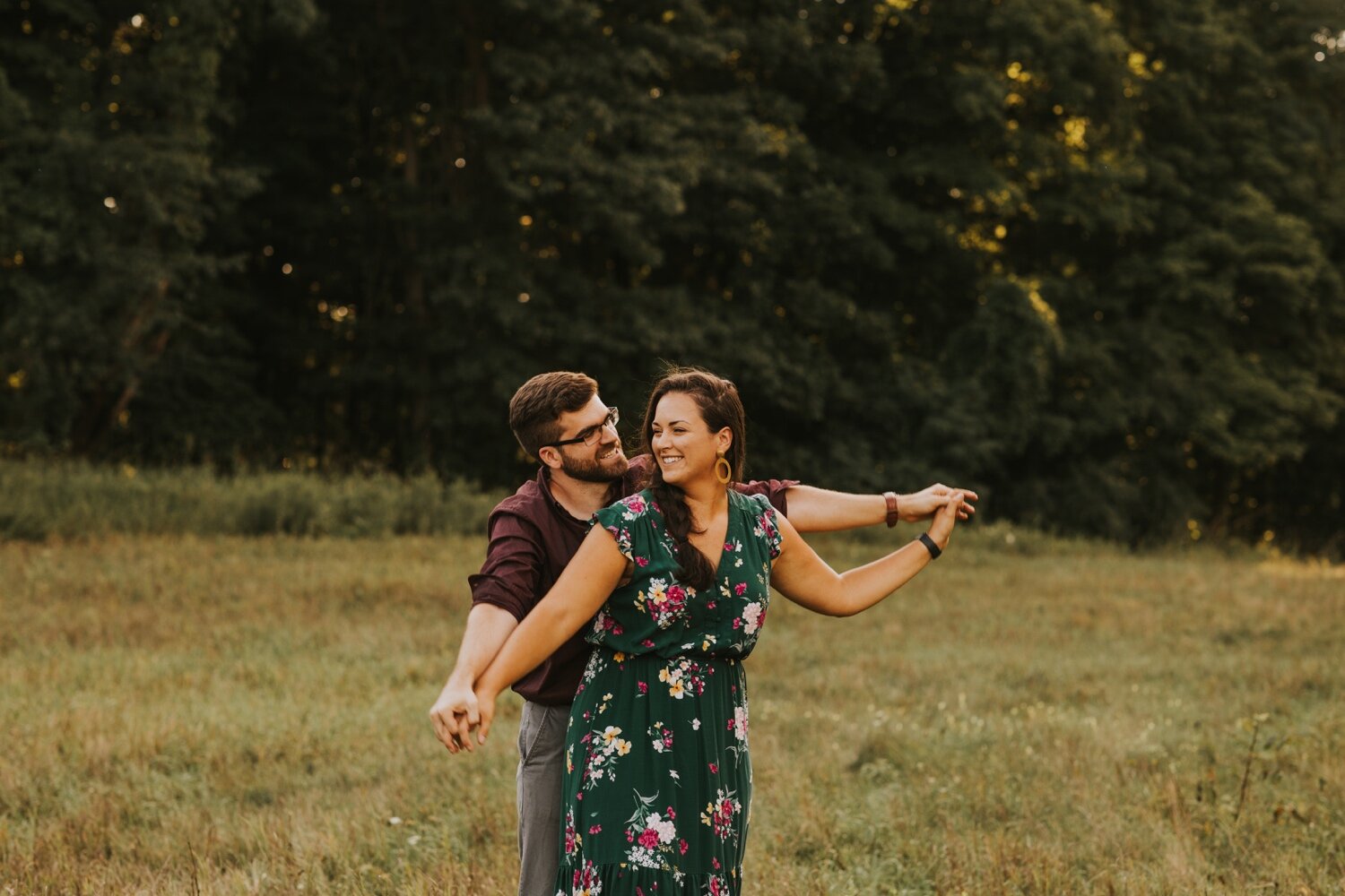 Hudson Valley Wedding Photographer, Catskill Wedding Photographer, Hudson Valley Engagement Session, Summer Engagement Photos, Engagement Photos with Dogs