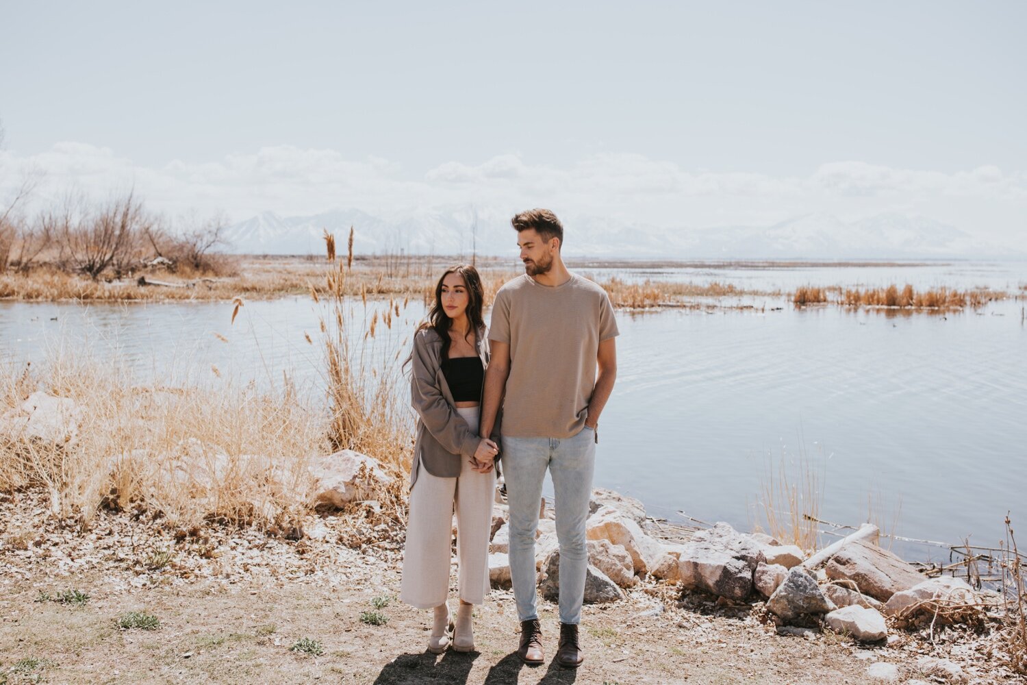 Utah Wedding Photographer, Utah Lake State Park, Utah engagement session, salt lake city wedding photographer, salt lake city engagement photos, engagement photos, hudson valley wedding photographer