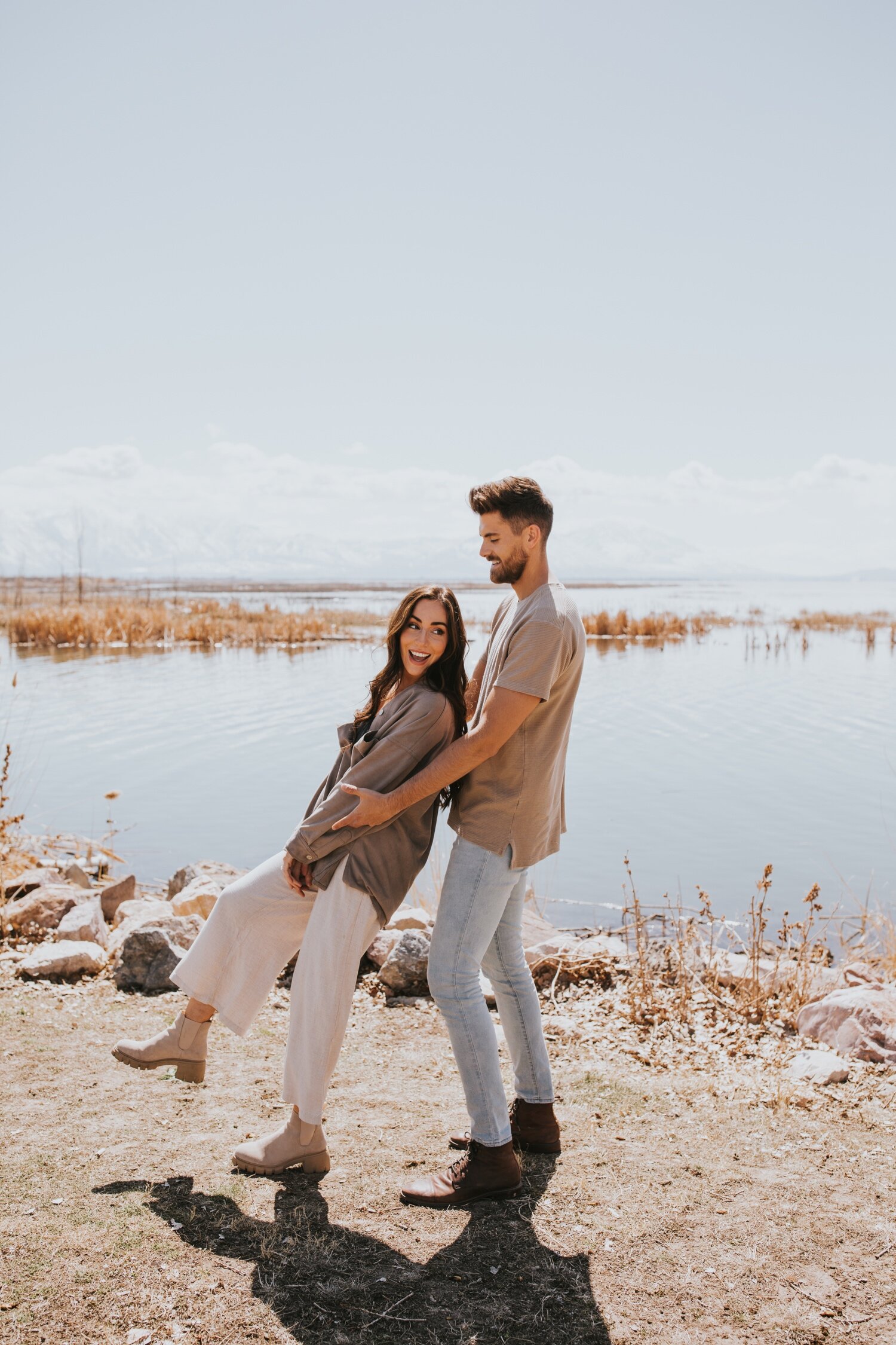 Utah Wedding Photographer, Utah Lake State Park, Utah engagement session, salt lake city wedding photographer, salt lake city engagement photos, engagement photos, hudson valley wedding photographer