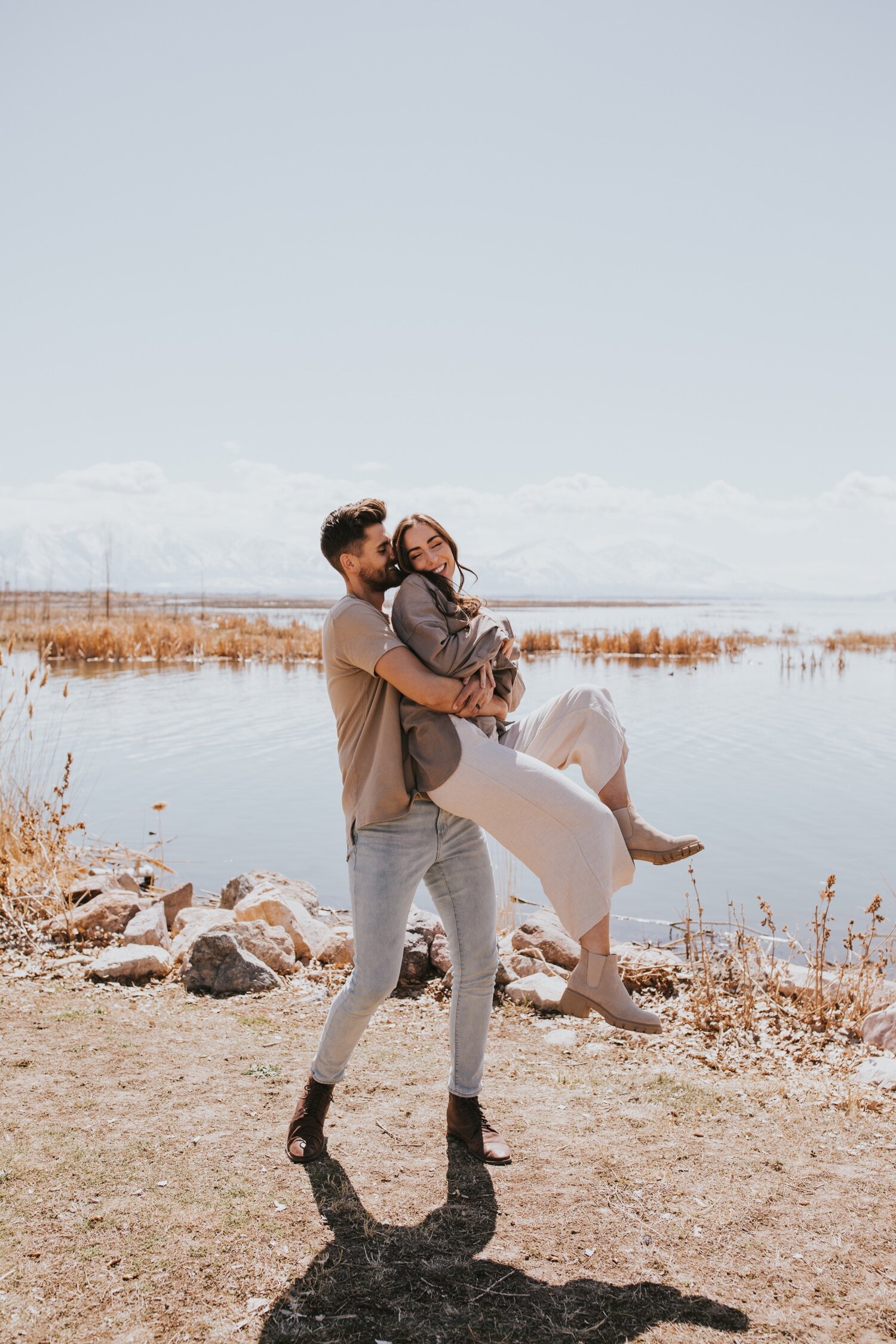 Utah Wedding Photographer, Utah Lake State Park, Utah engagement session, salt lake city wedding photographer, salt lake city engagement photos, engagement photos, hudson valley wedding photographer