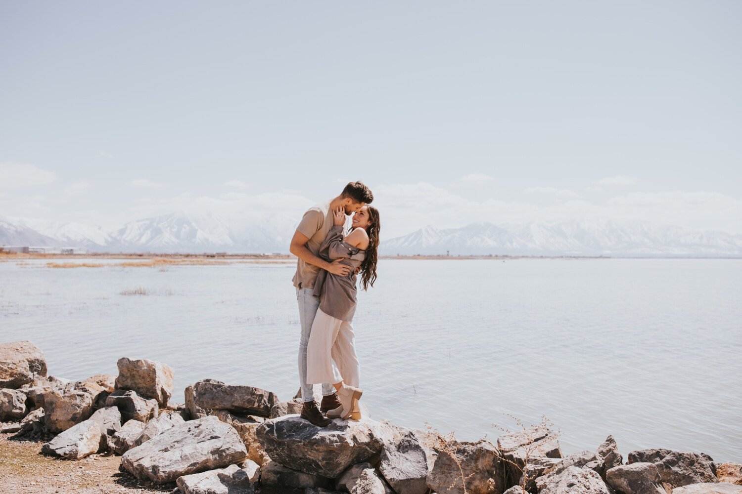 Utah Wedding Photographer, Utah Lake State Park, Utah engagement session, salt lake city wedding photographer, salt lake city engagement photos, engagement photos, hudson valley wedding photographer