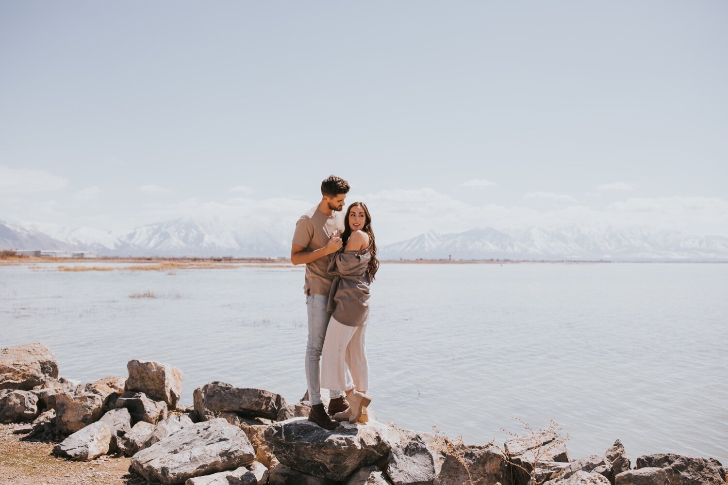 Utah Wedding Photographer, Utah Lake State Park, Utah engagement session, salt lake city wedding photographer, salt lake city engagement photos, engagement photos, hudson valley wedding photographer