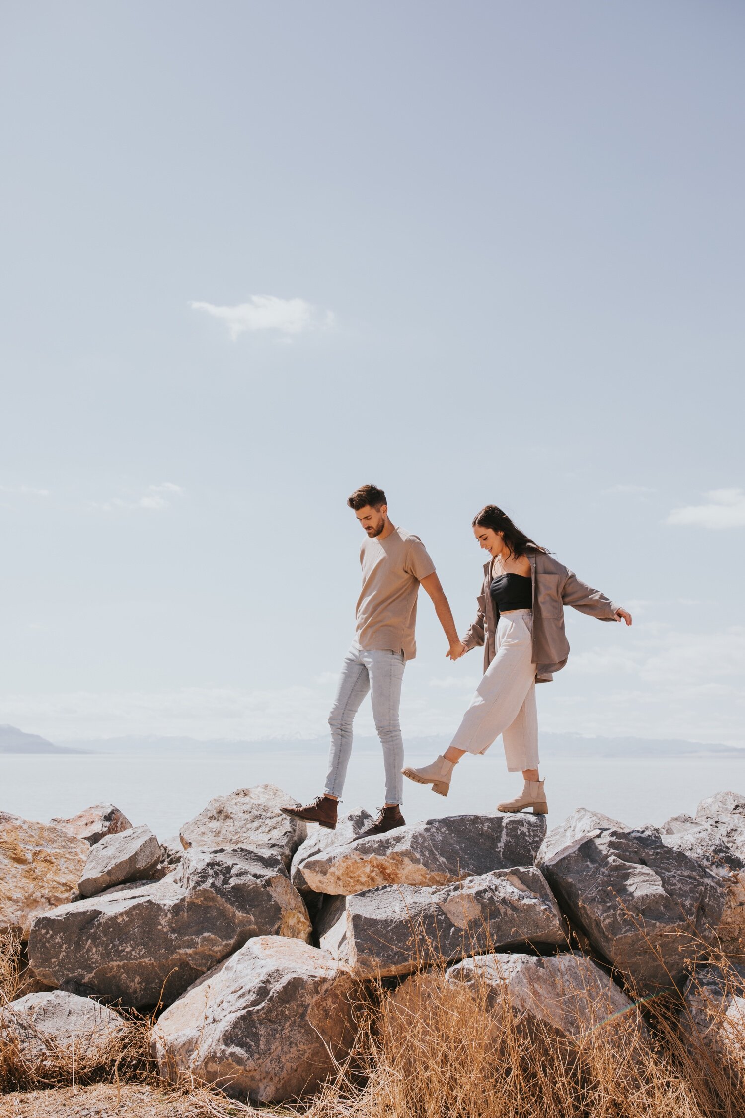 Utah Wedding Photographer, Utah Lake State Park, Utah engagement session, salt lake city wedding photographer, salt lake city engagement photos, engagement photos, hudson valley wedding photographer