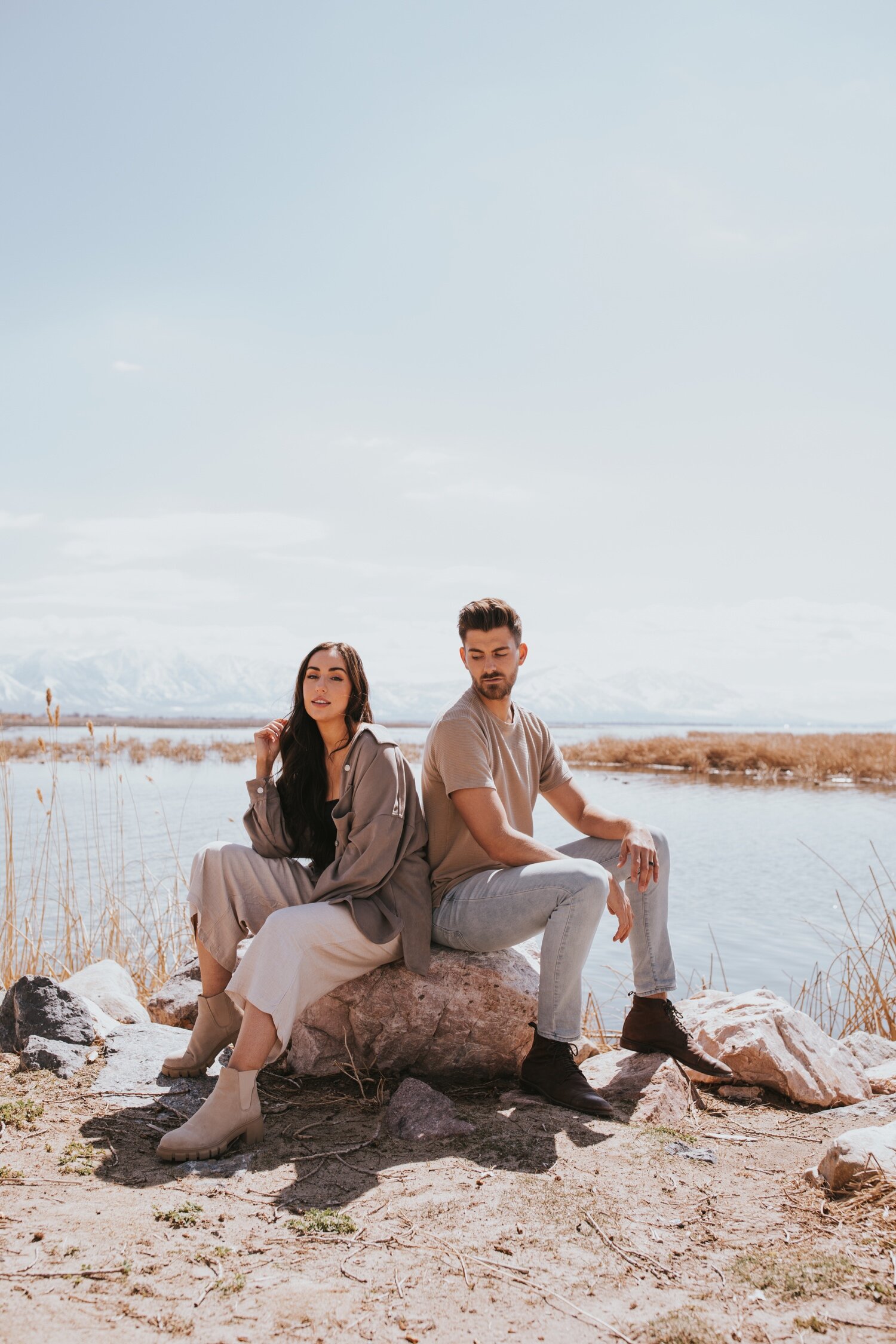 Utah Wedding Photographer, Utah Lake State Park, Utah engagement session, salt lake city wedding photographer, salt lake city engagement photos, engagement photos, hudson valley wedding photographer