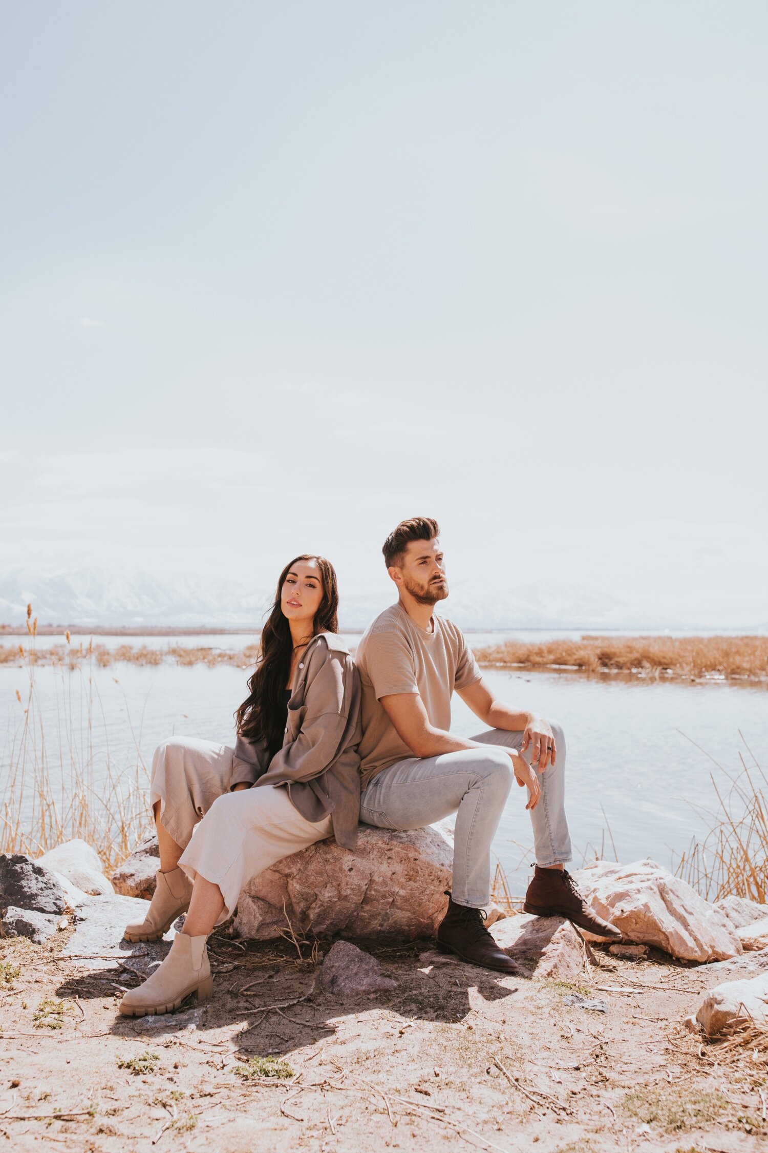 Utah Wedding Photographer, Utah Lake State Park, Utah engagement session, salt lake city wedding photographer, salt lake city engagement photos, engagement photos, hudson valley wedding photographer