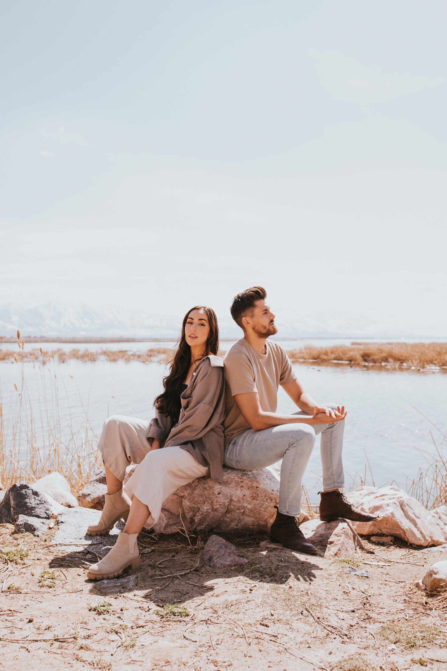 Utah Wedding Photographer, Utah Lake State Park, Utah engagement session, salt lake city wedding photographer, salt lake city engagement photos, engagement photos, hudson valley wedding photographer