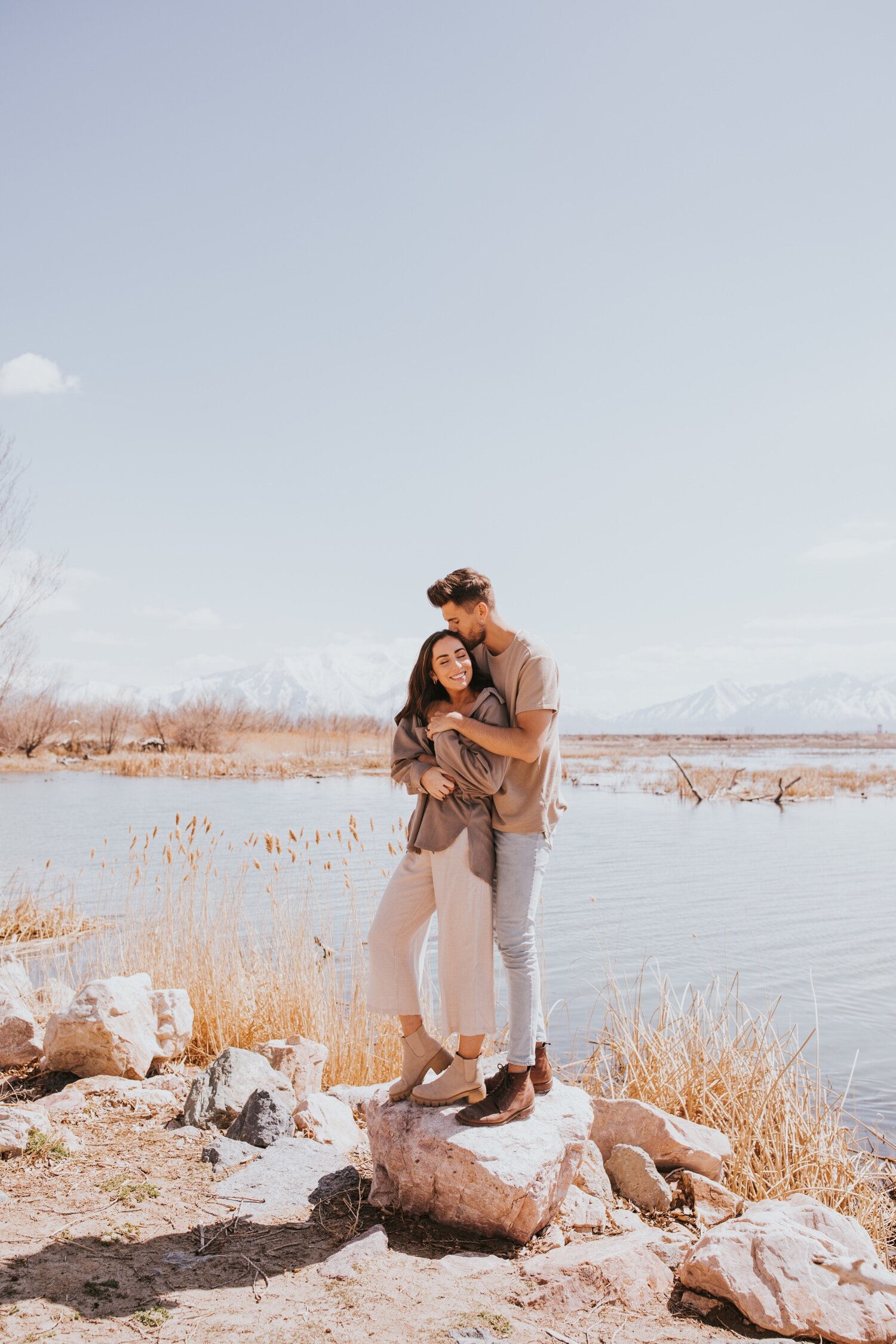 Utah Wedding Photographer, Utah Lake State Park, Utah engagement session, salt lake city wedding photographer, salt lake city engagement photos, engagement photos, hudson valley wedding photographer