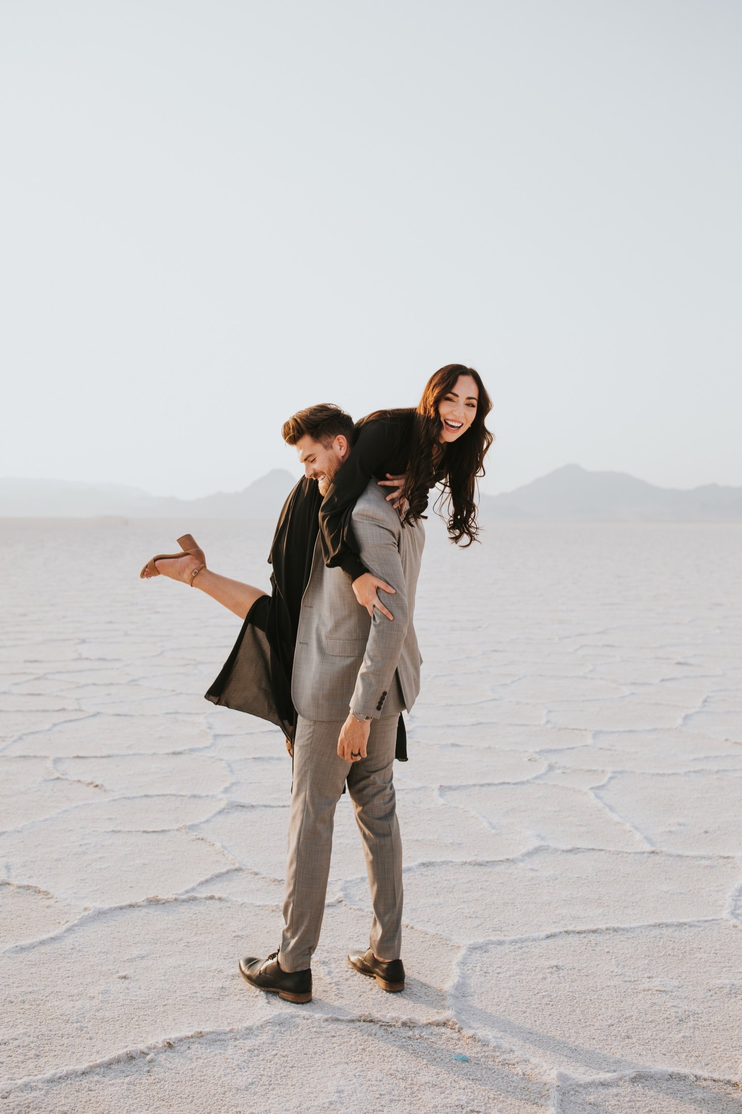 utah engagement session, bonneville salt flats, salt flats utah, destination wedding photographer, hudson valley wedding photographer, utah wedding photographer