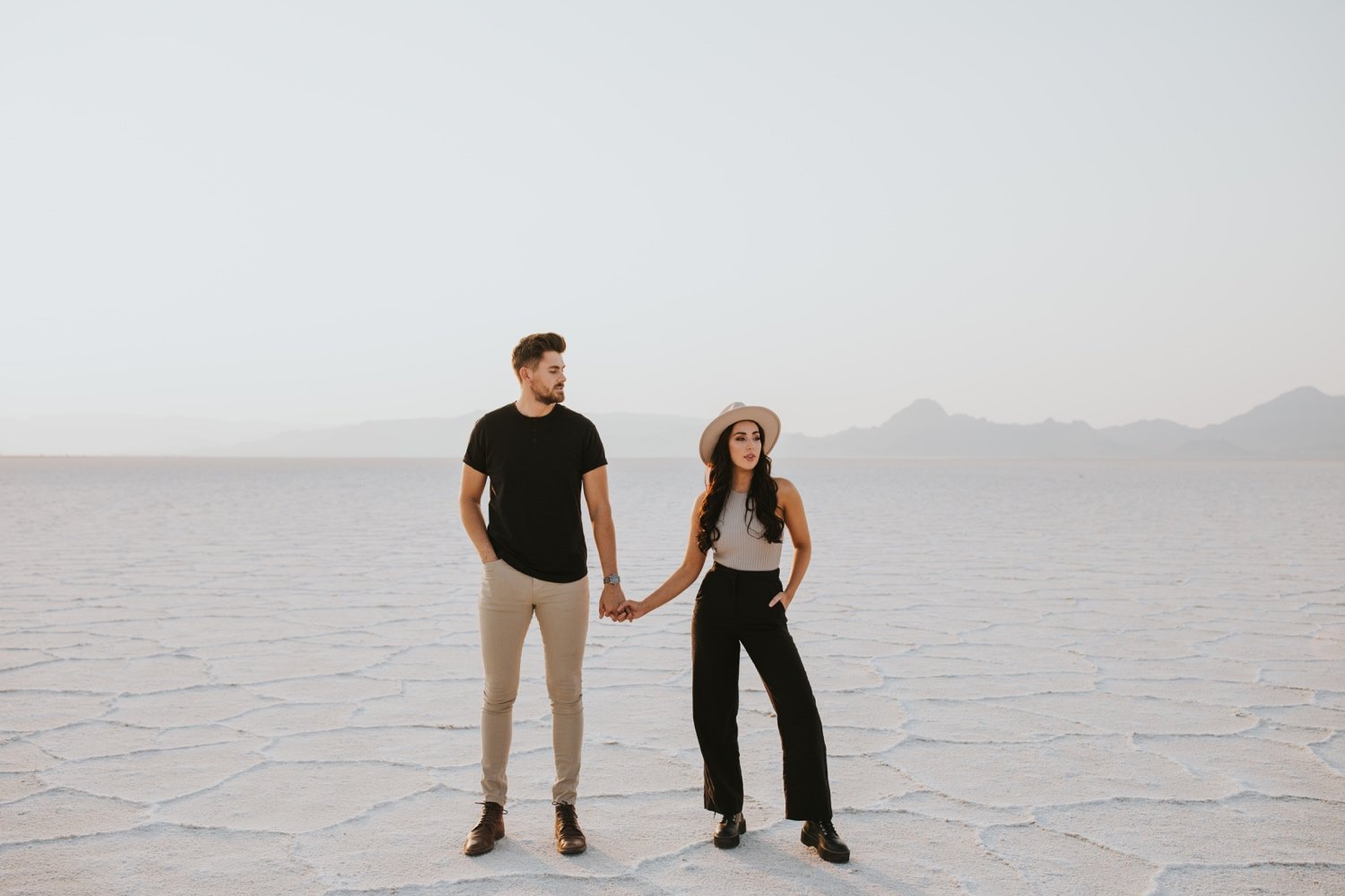 utah engagement session, bonneville salt flats, salt flats utah, destination wedding photographer, hudson valley wedding photographer, utah wedding photographer