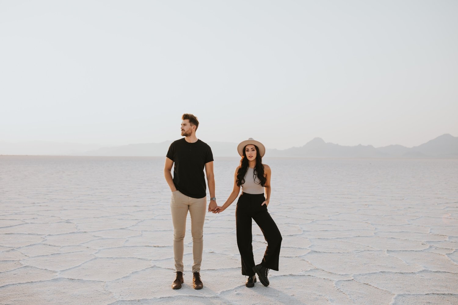 utah engagement session, bonneville salt flats, salt flats utah, destination wedding photographer, hudson valley wedding photographer, utah wedding photographer