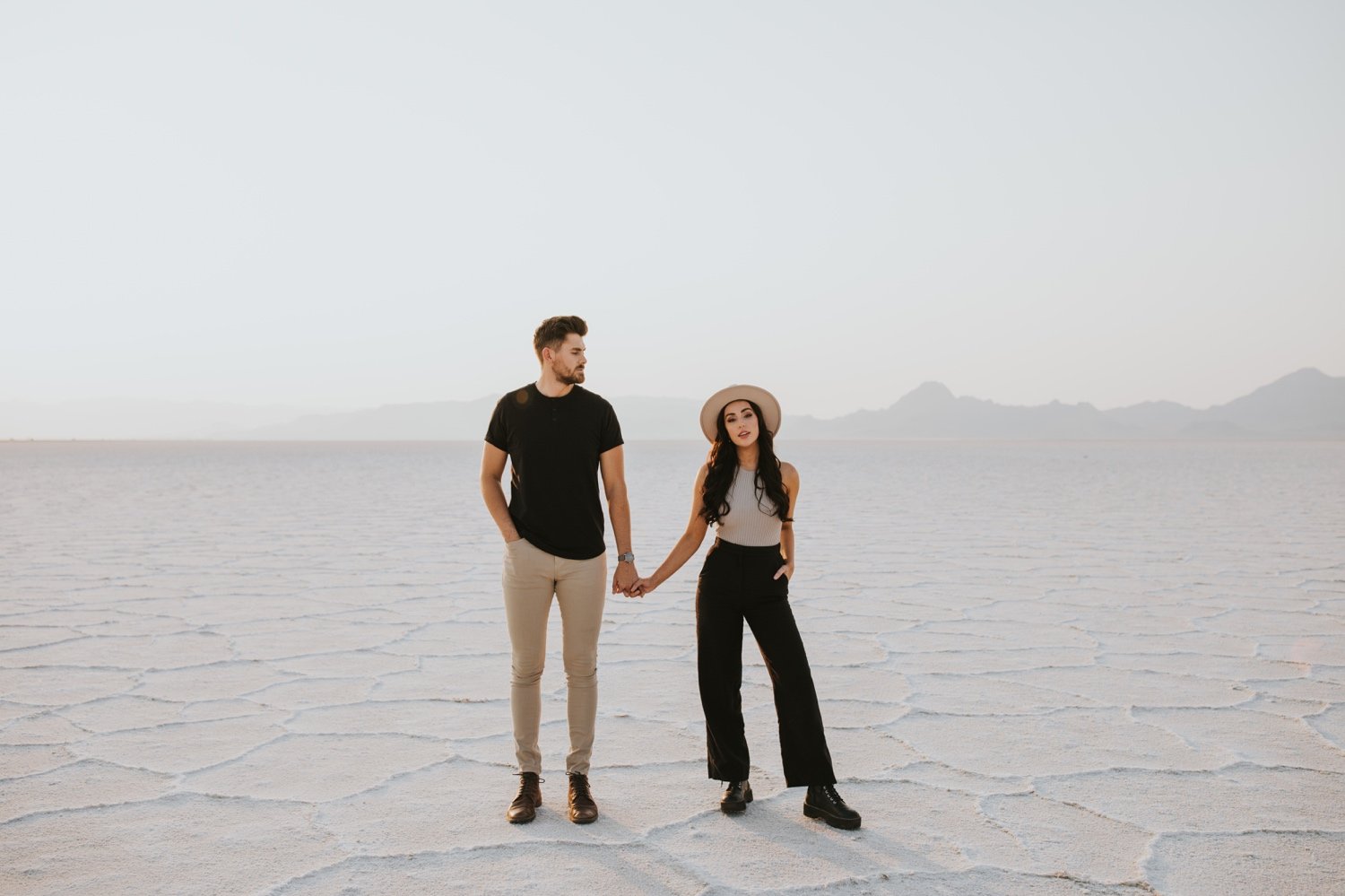 utah engagement session, bonneville salt flats, salt flats utah, destination wedding photographer, hudson valley wedding photographer, utah wedding photographer