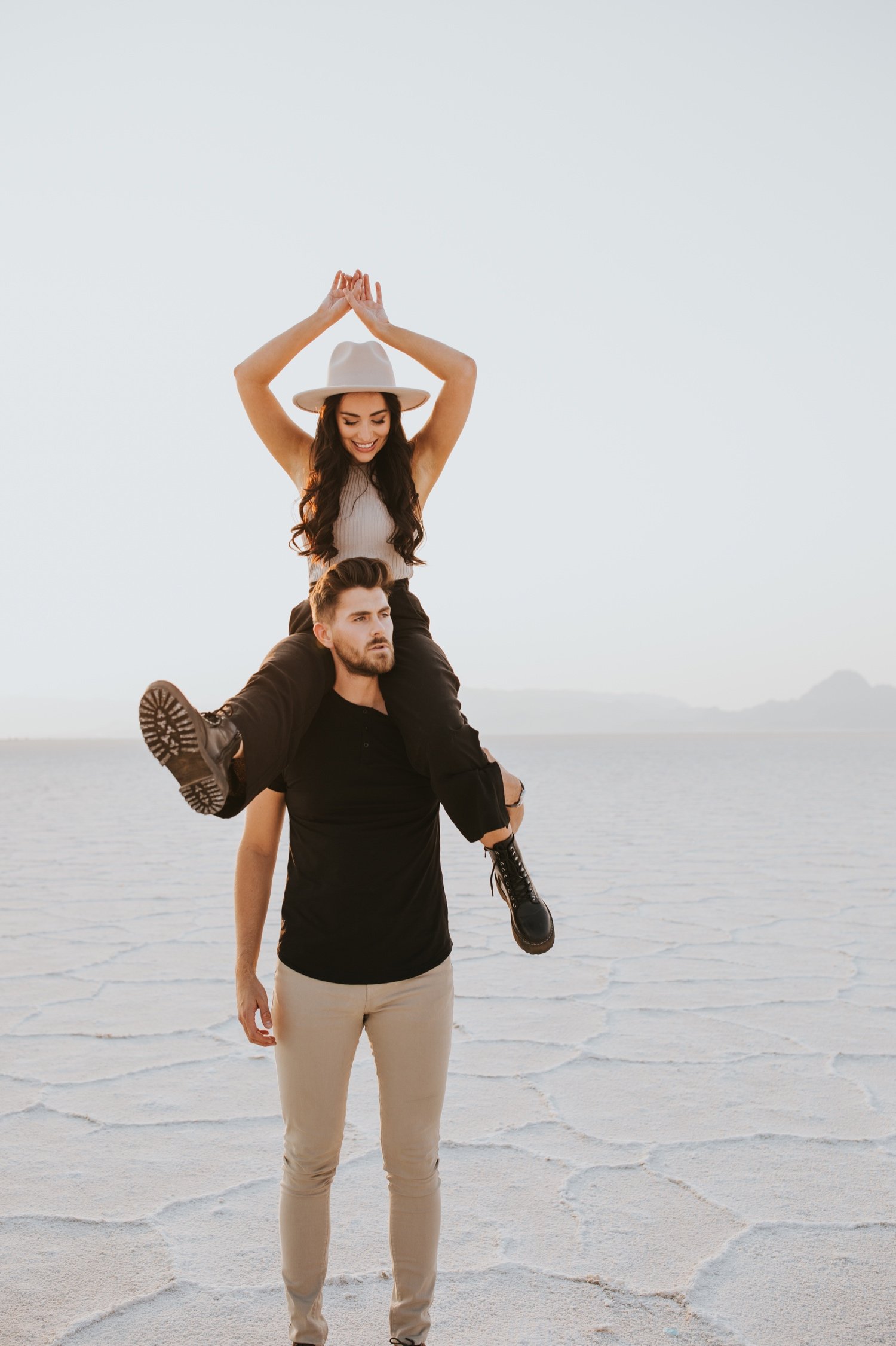 utah engagement session, bonneville salt flats, salt flats utah, destination wedding photographer, hudson valley wedding photographer, utah wedding photographer