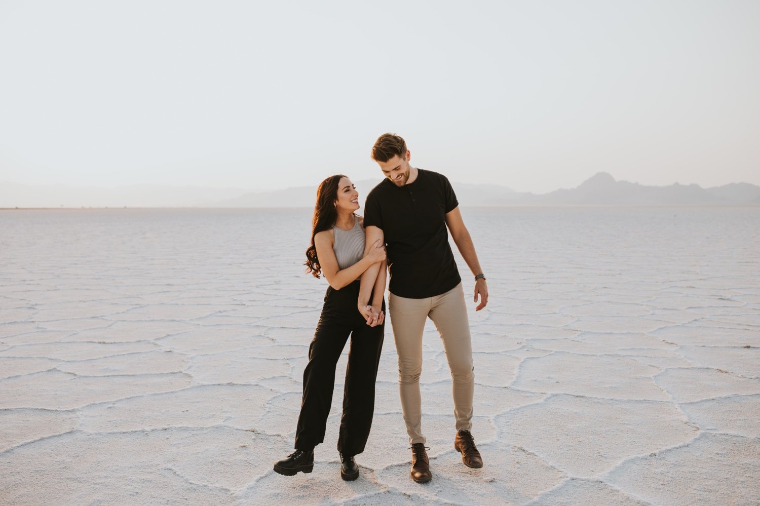 utah engagement session, bonneville salt flats, salt flats utah, destination wedding photographer, hudson valley wedding photographer, utah wedding photographer