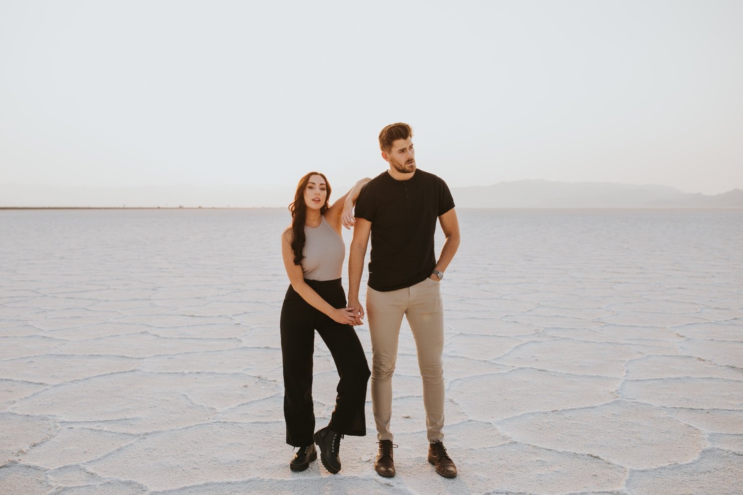 utah engagement session, bonneville salt flats, salt flats utah, destination wedding photographer, hudson valley wedding photographer, utah wedding photographer